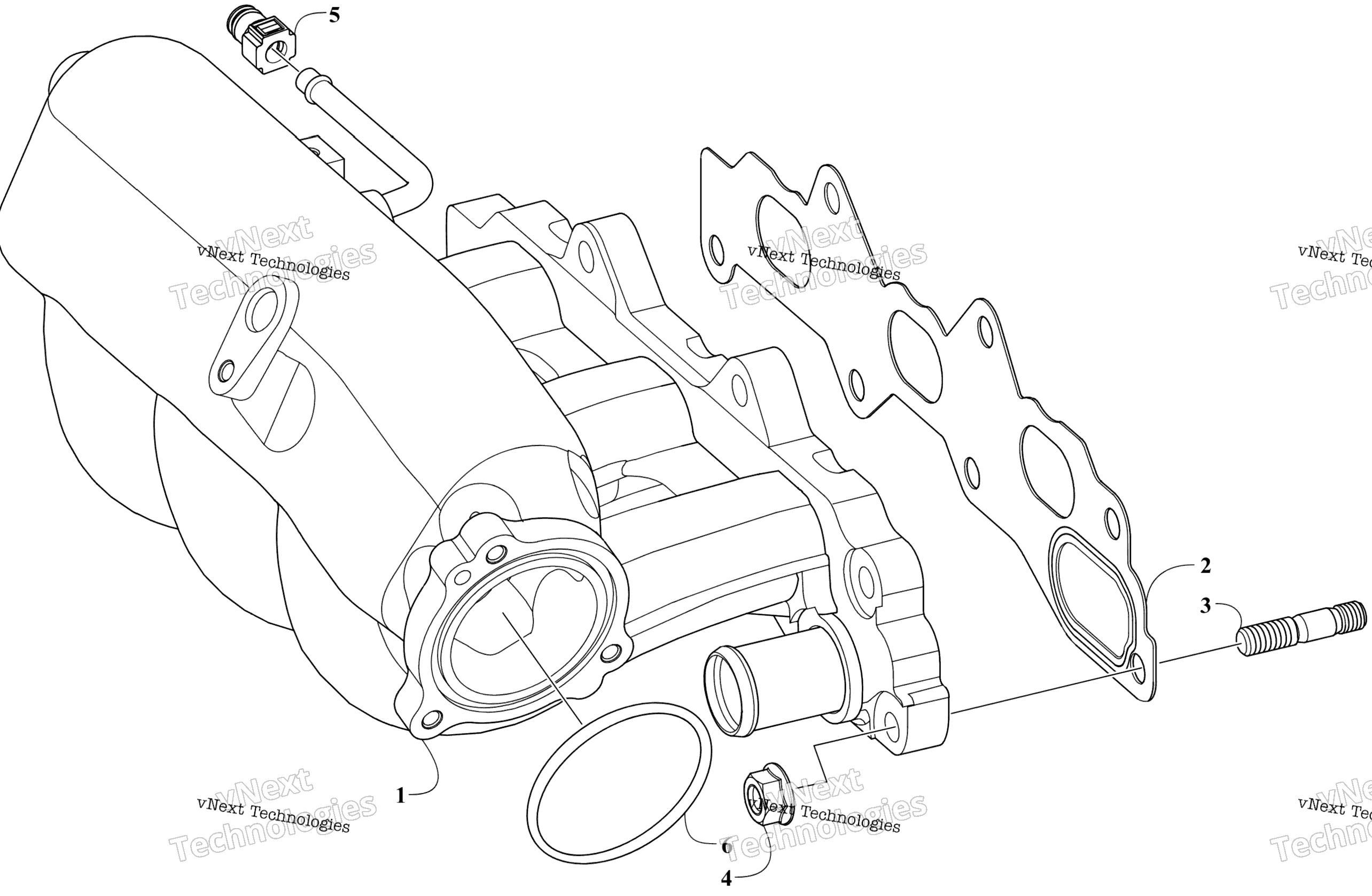 Впускная система Manifold Assembly