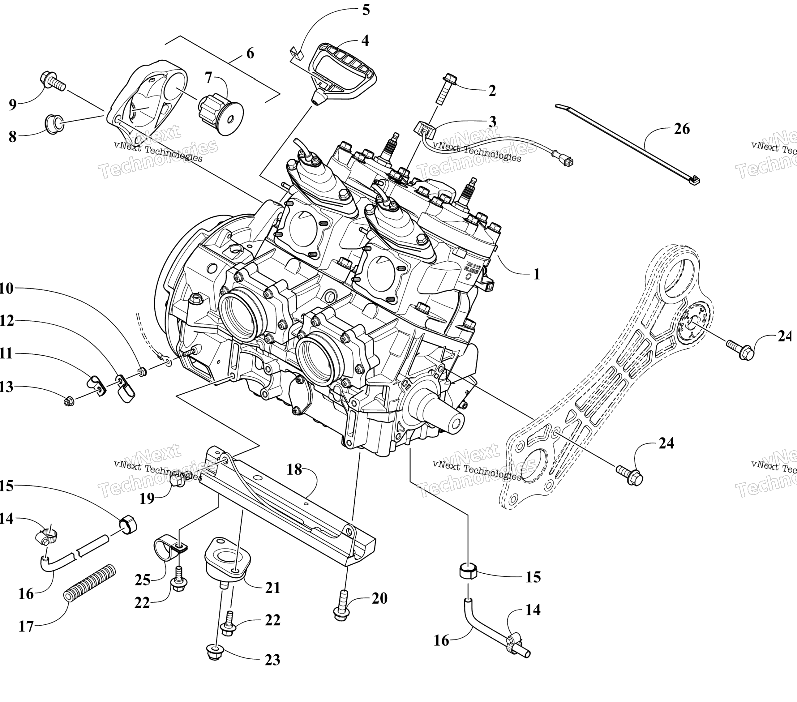 Двигатель And Related Parts