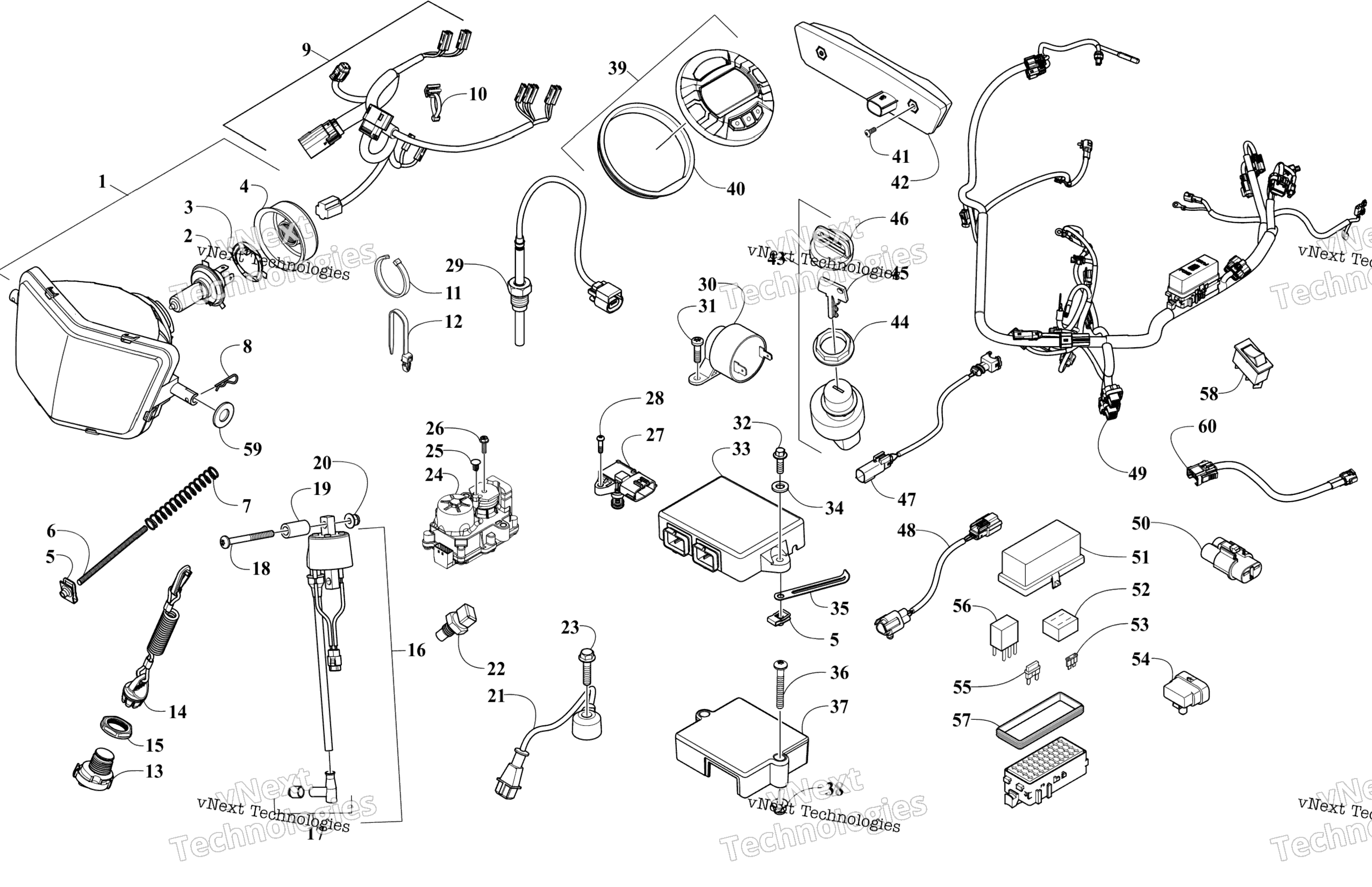 Электрооборудование Components