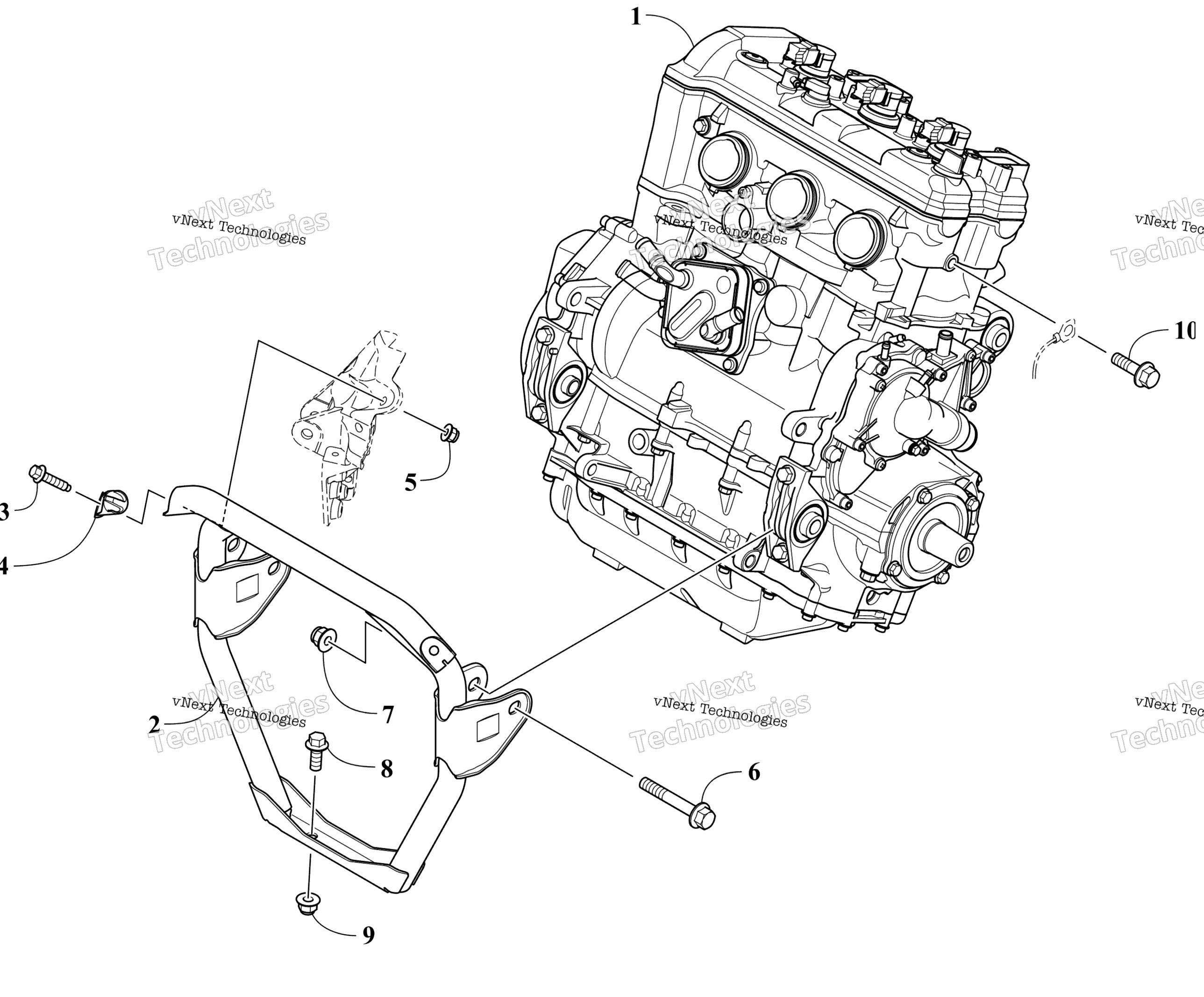 Двигатель And Related Parts