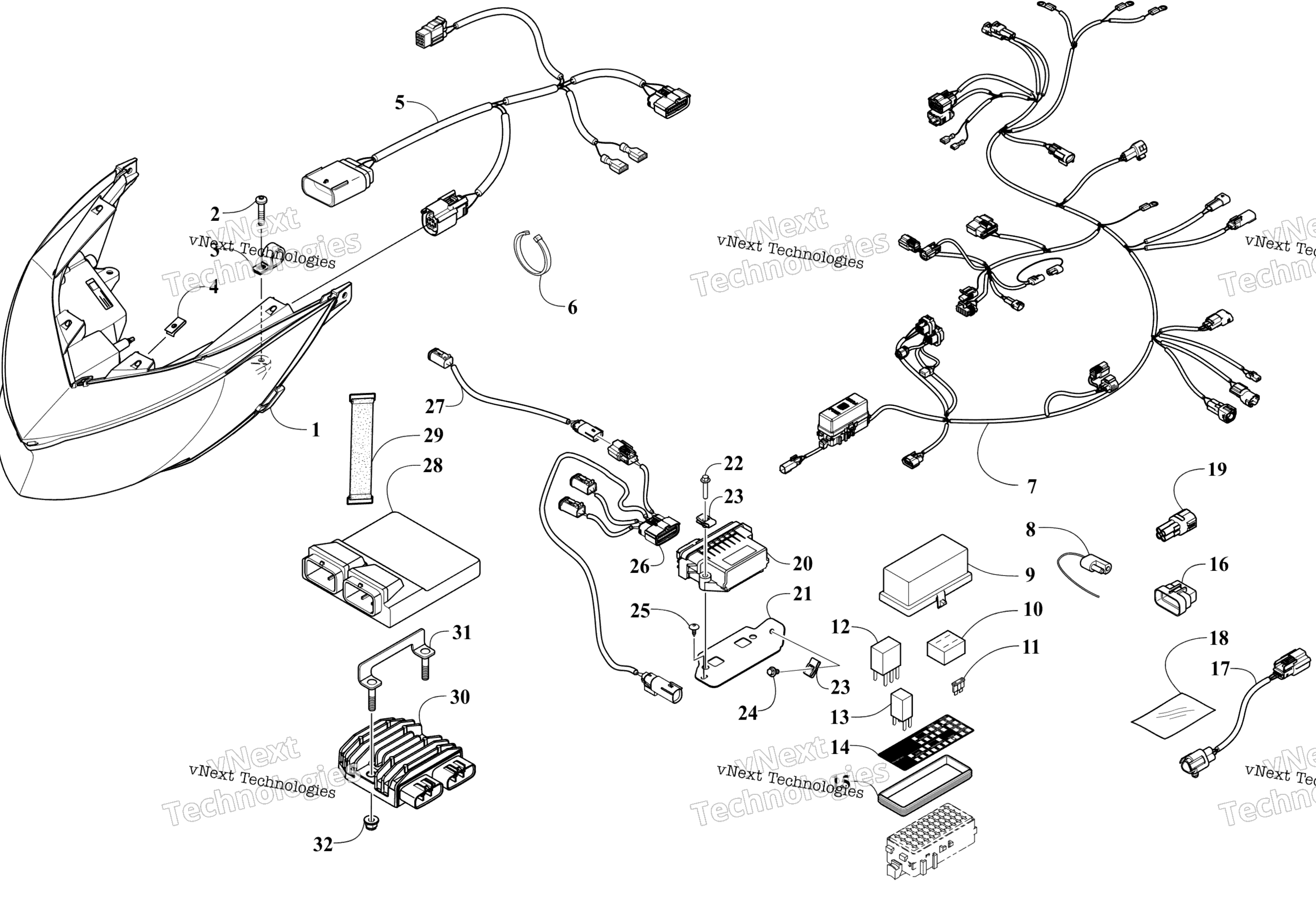 Фара And Wiring Assemblies