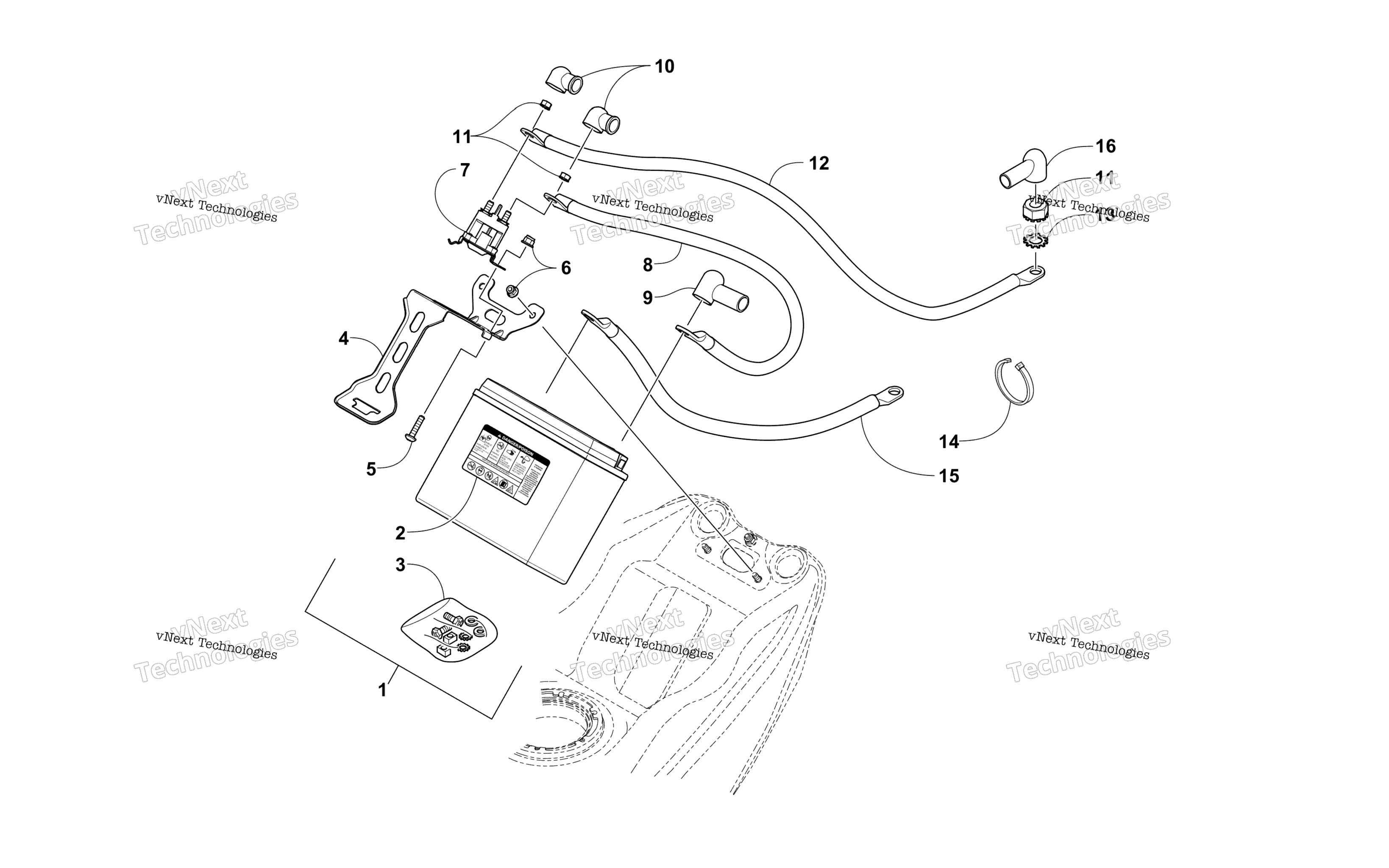 Аккумулятор And Tray Assembly