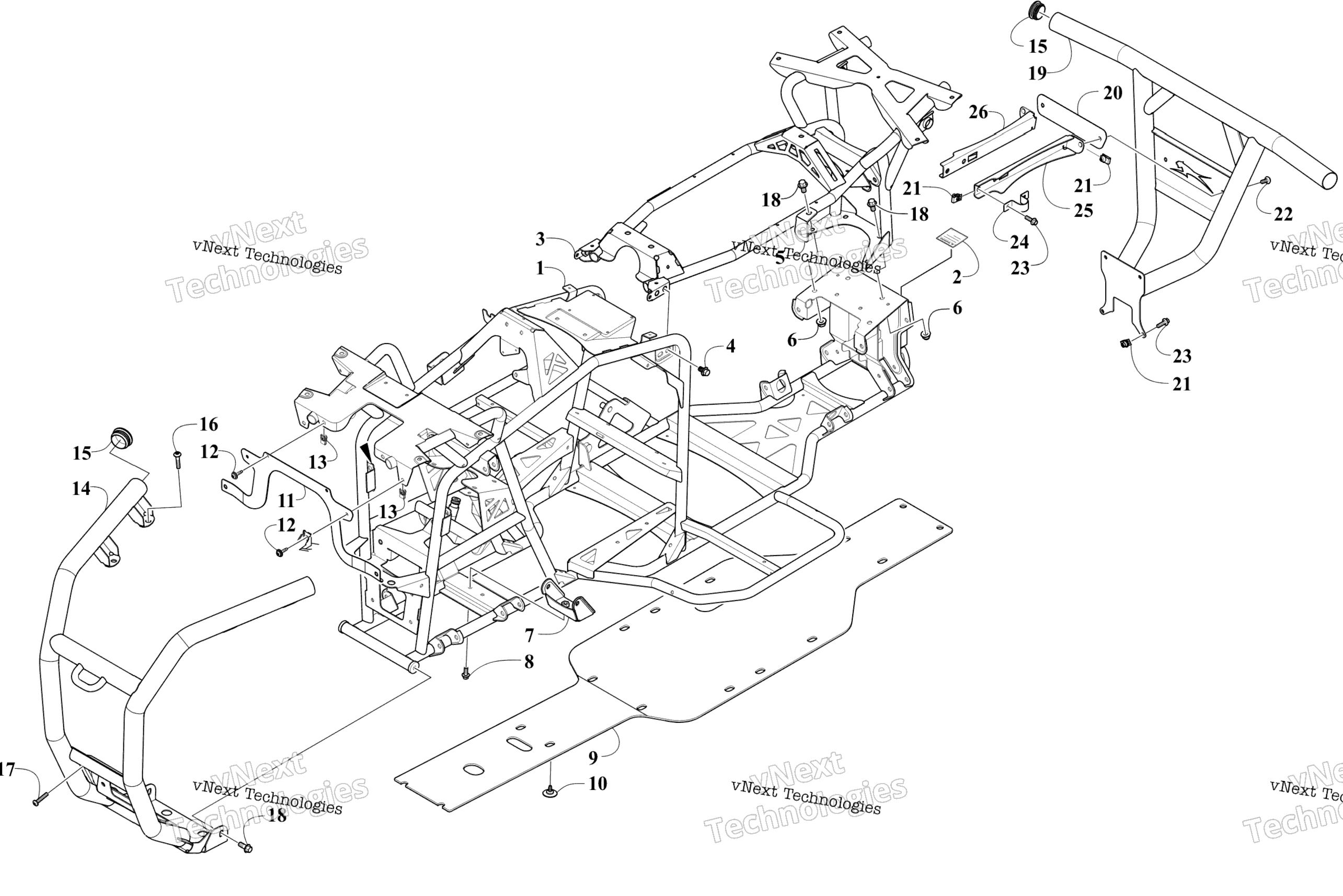 Рама And Related Parts