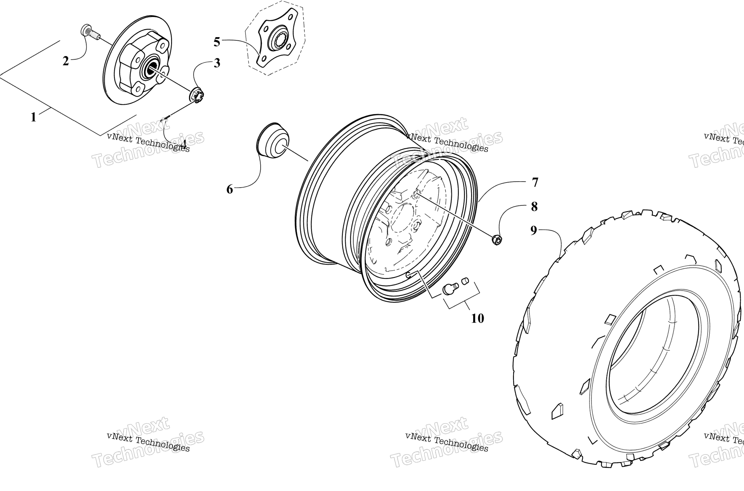 Колесо And Tire Assembly