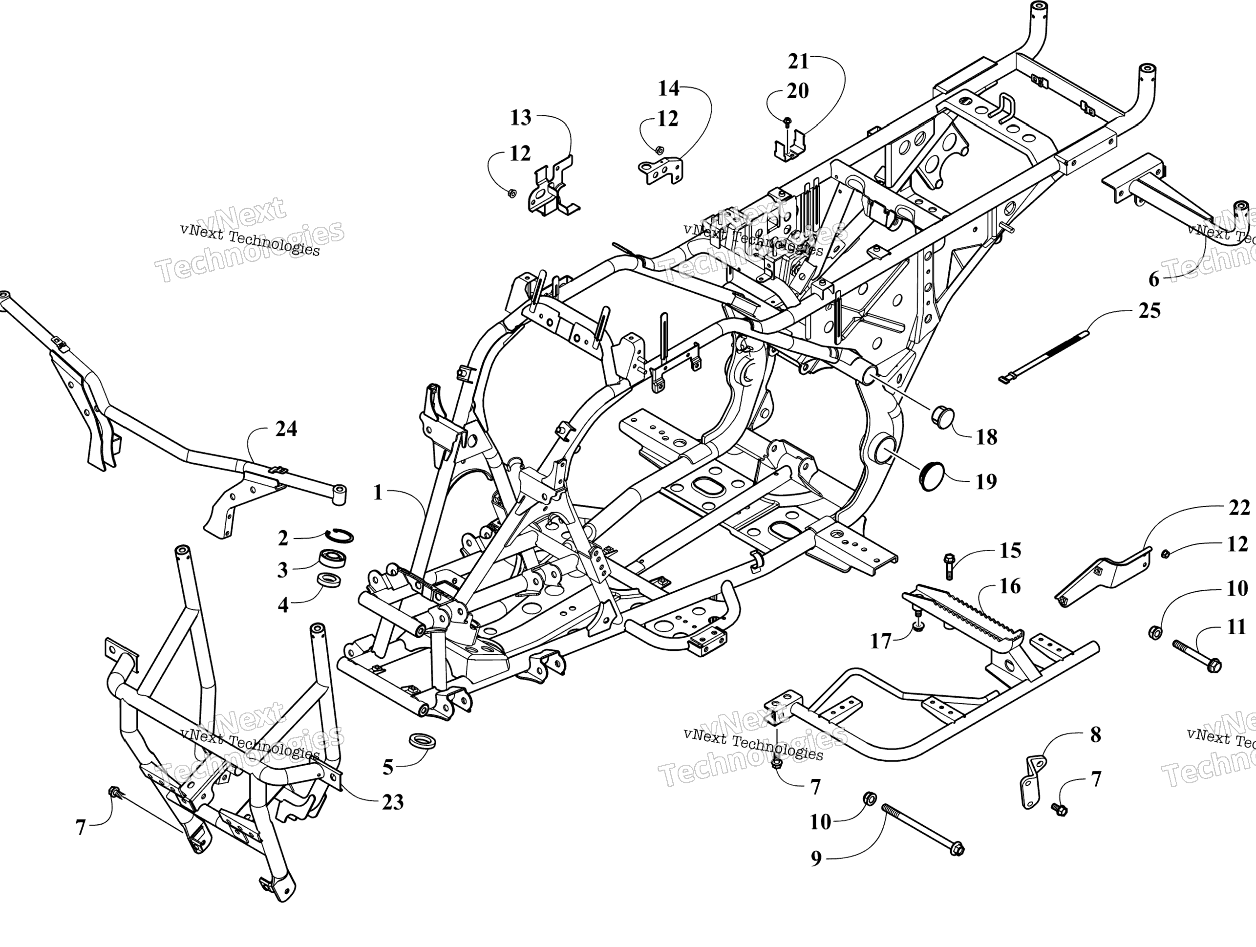 Рама And Related Parts