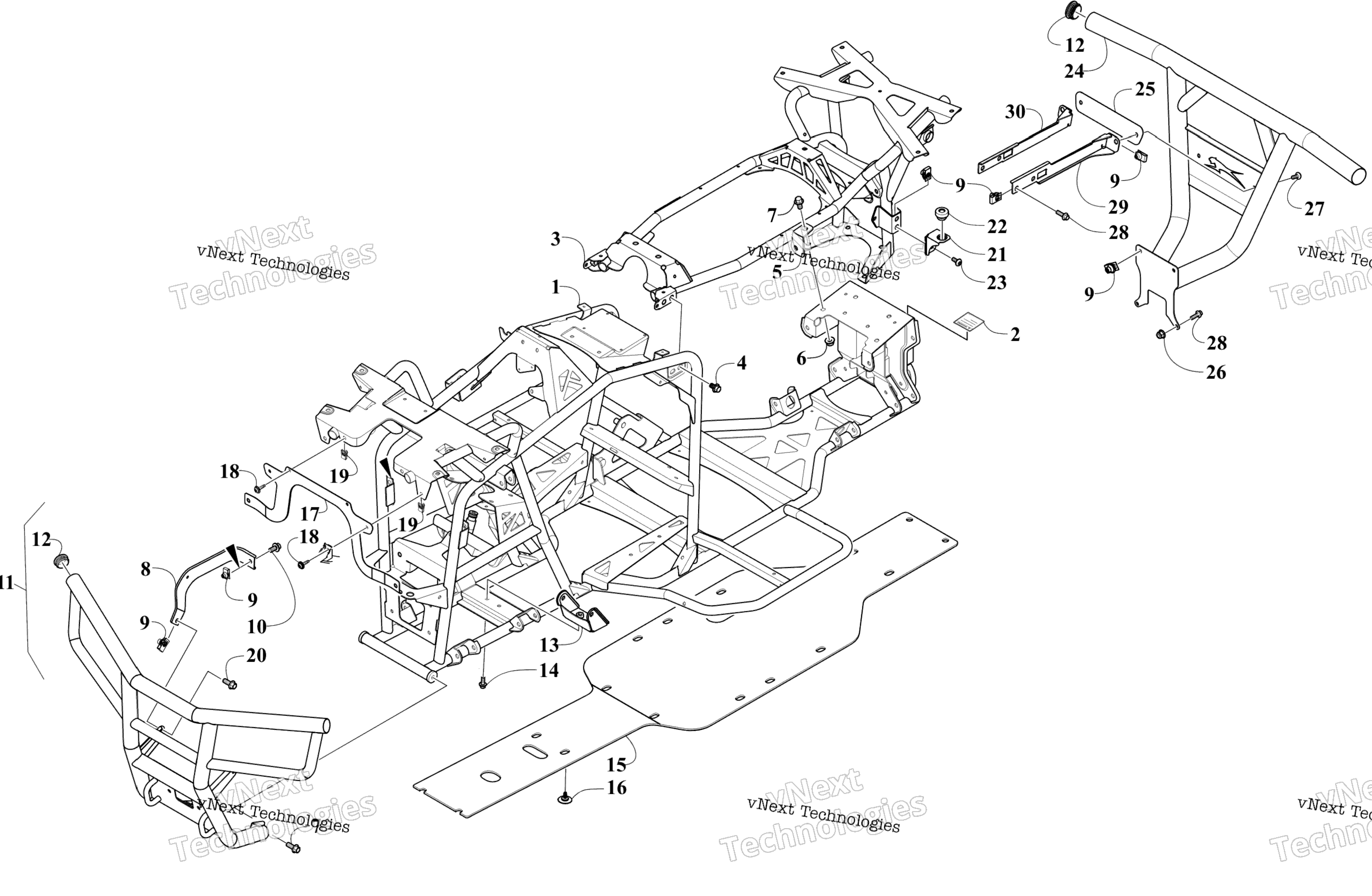 Рама And Related Parts