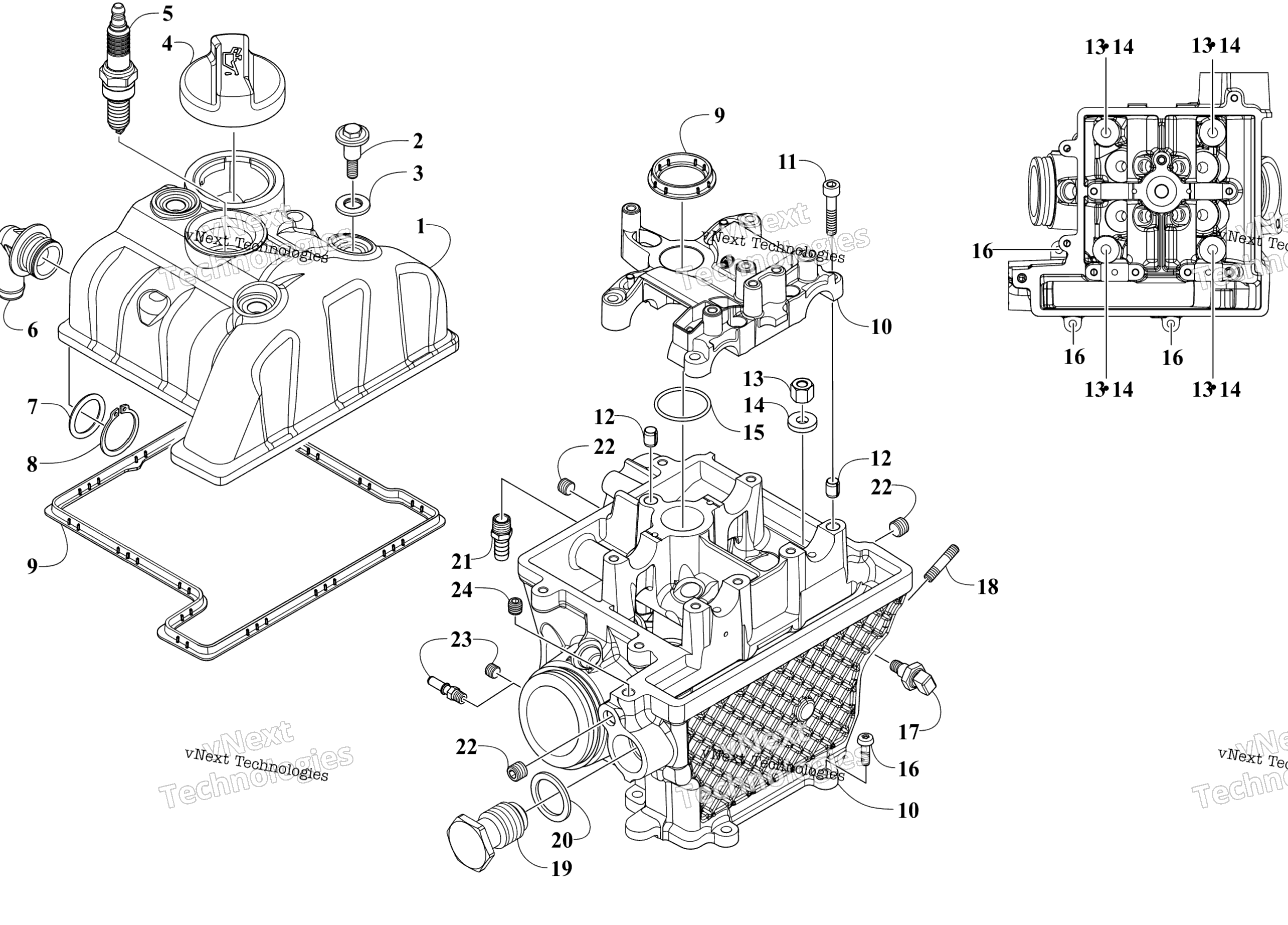 Цилиндр Head Assembly
