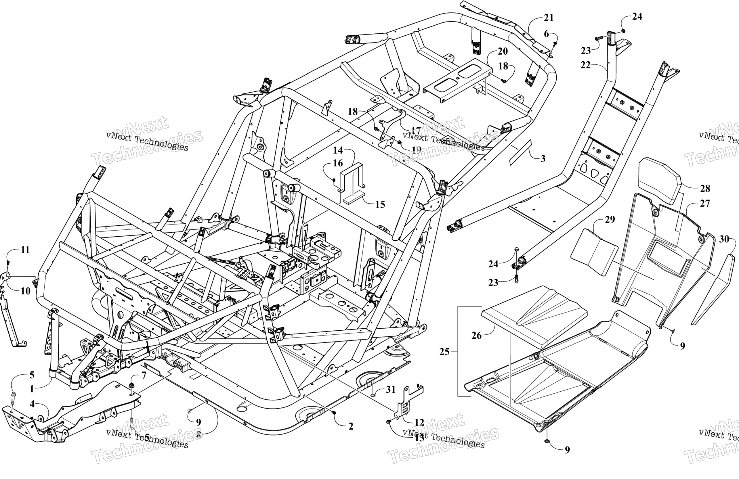 Рама And Related Parts
