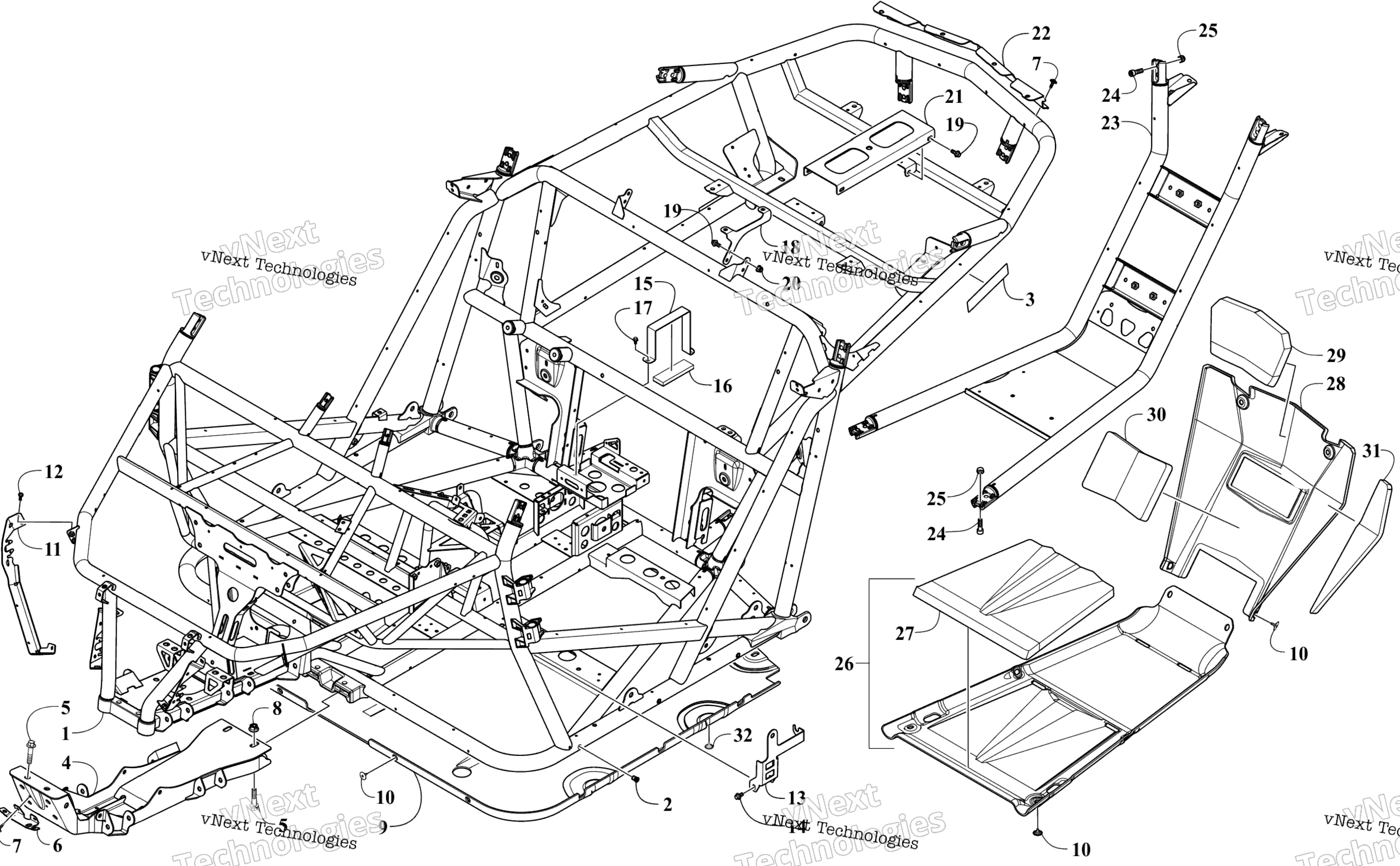 Рама And Related Parts