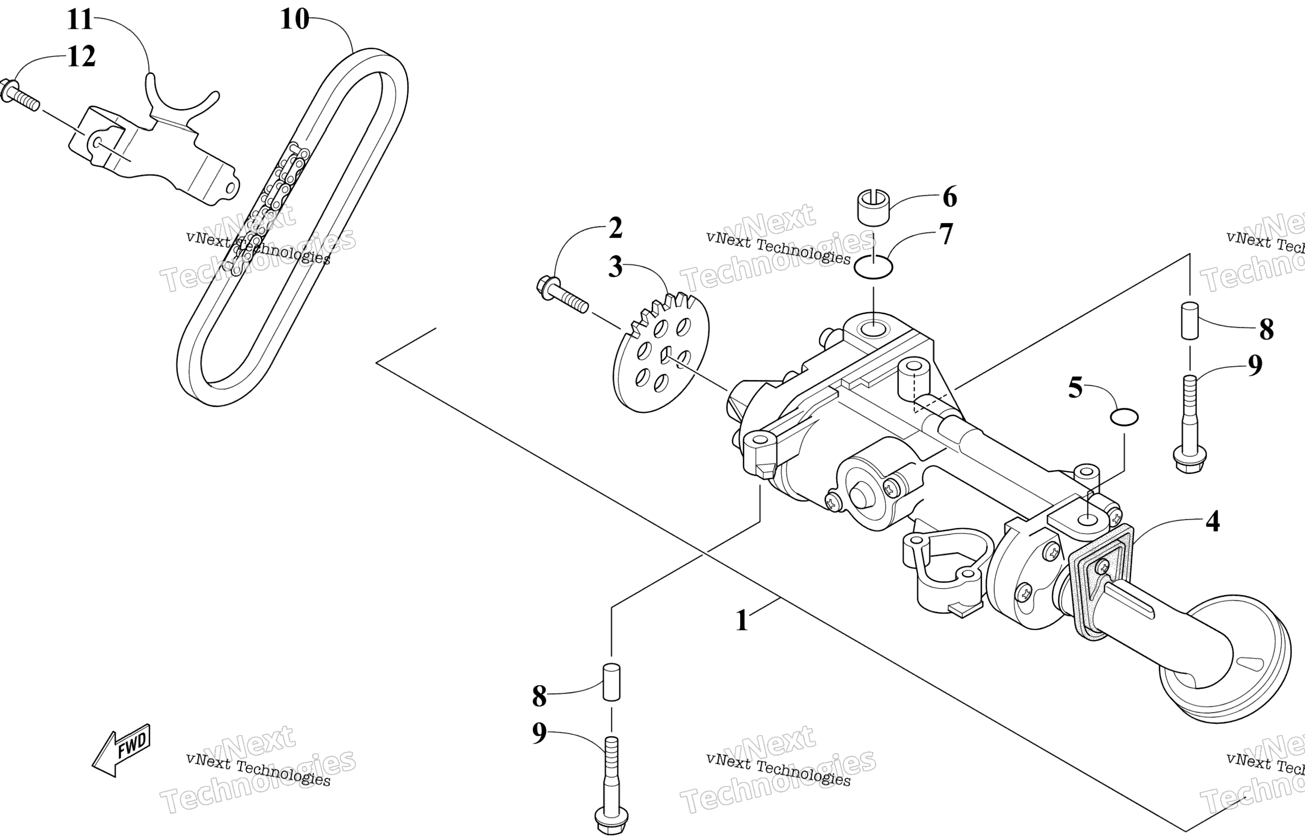 масляный Pump Assembly