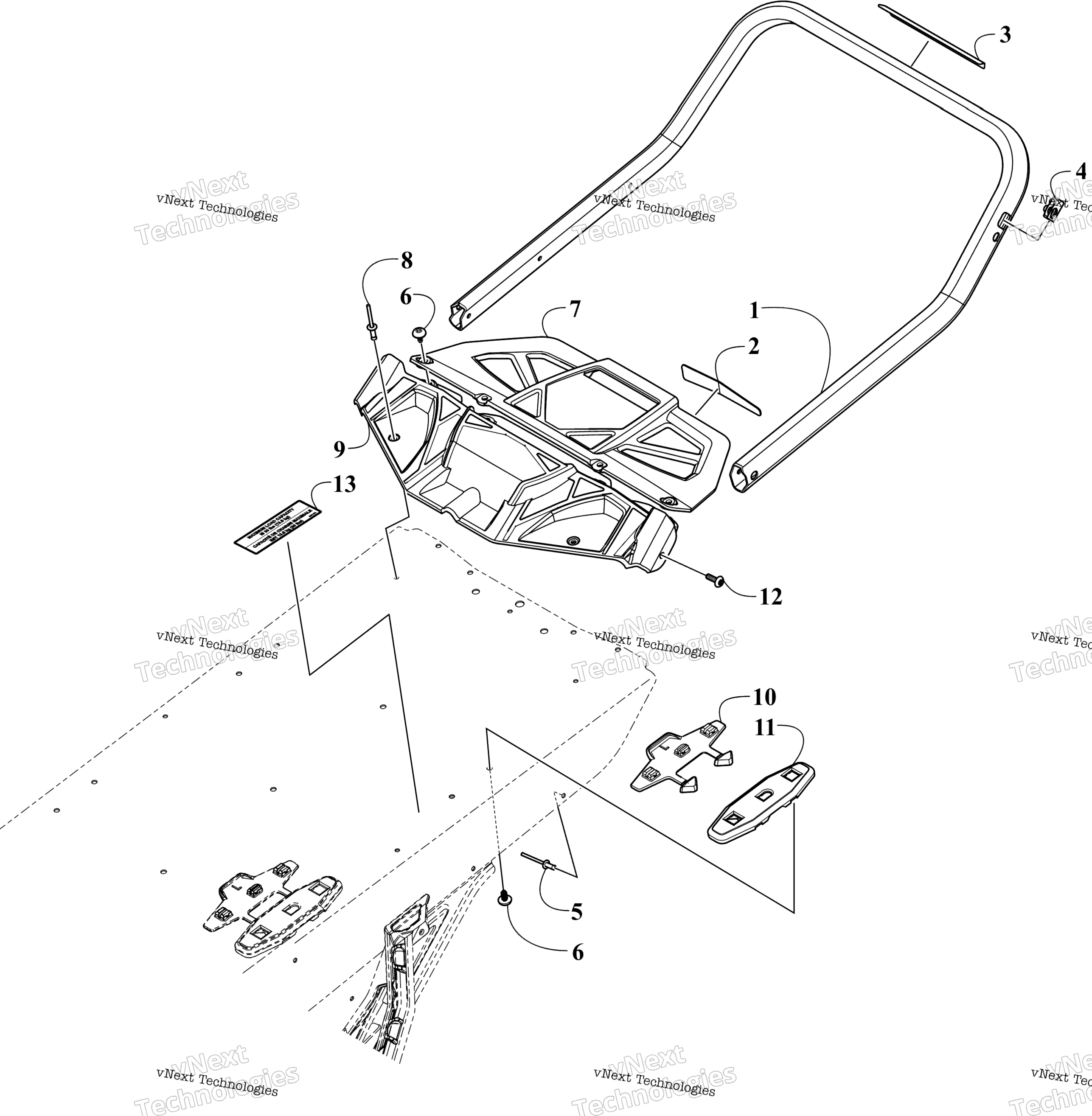 задний BUMPER