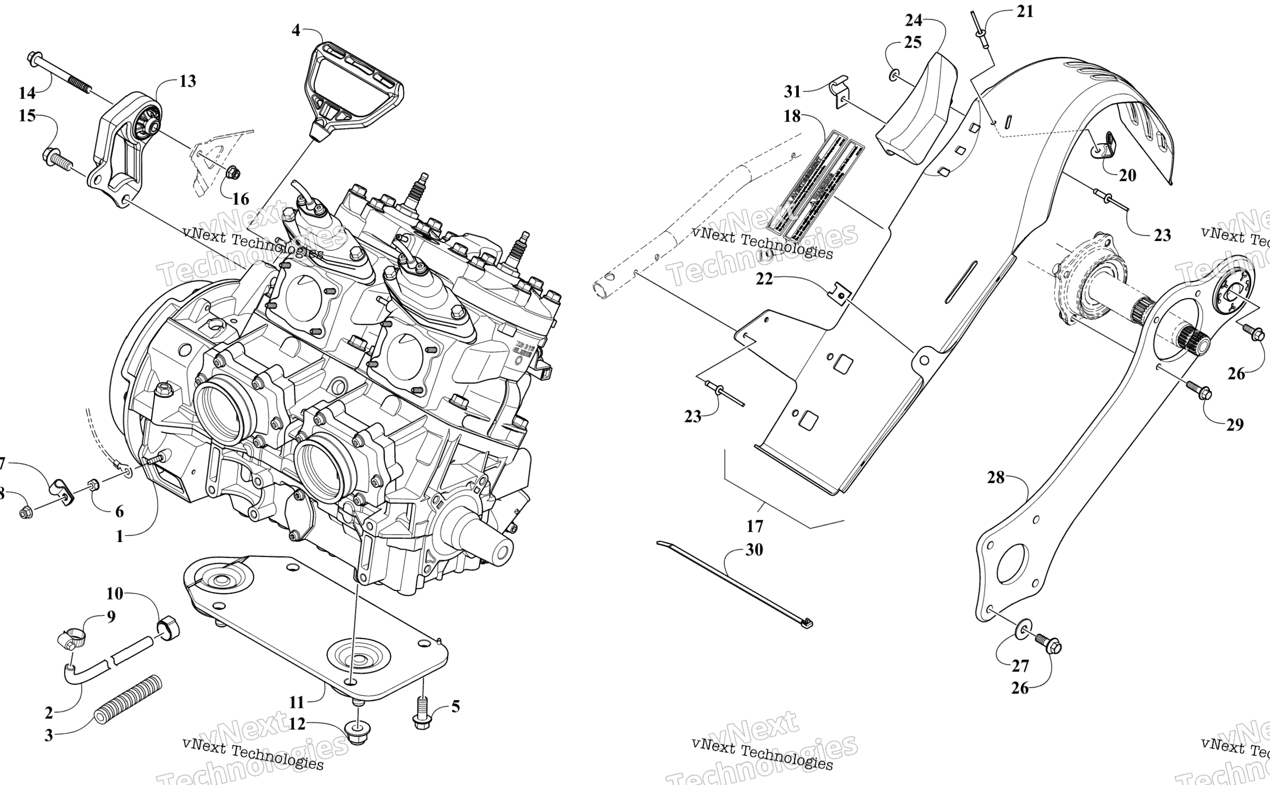 Двигатель And Related Parts