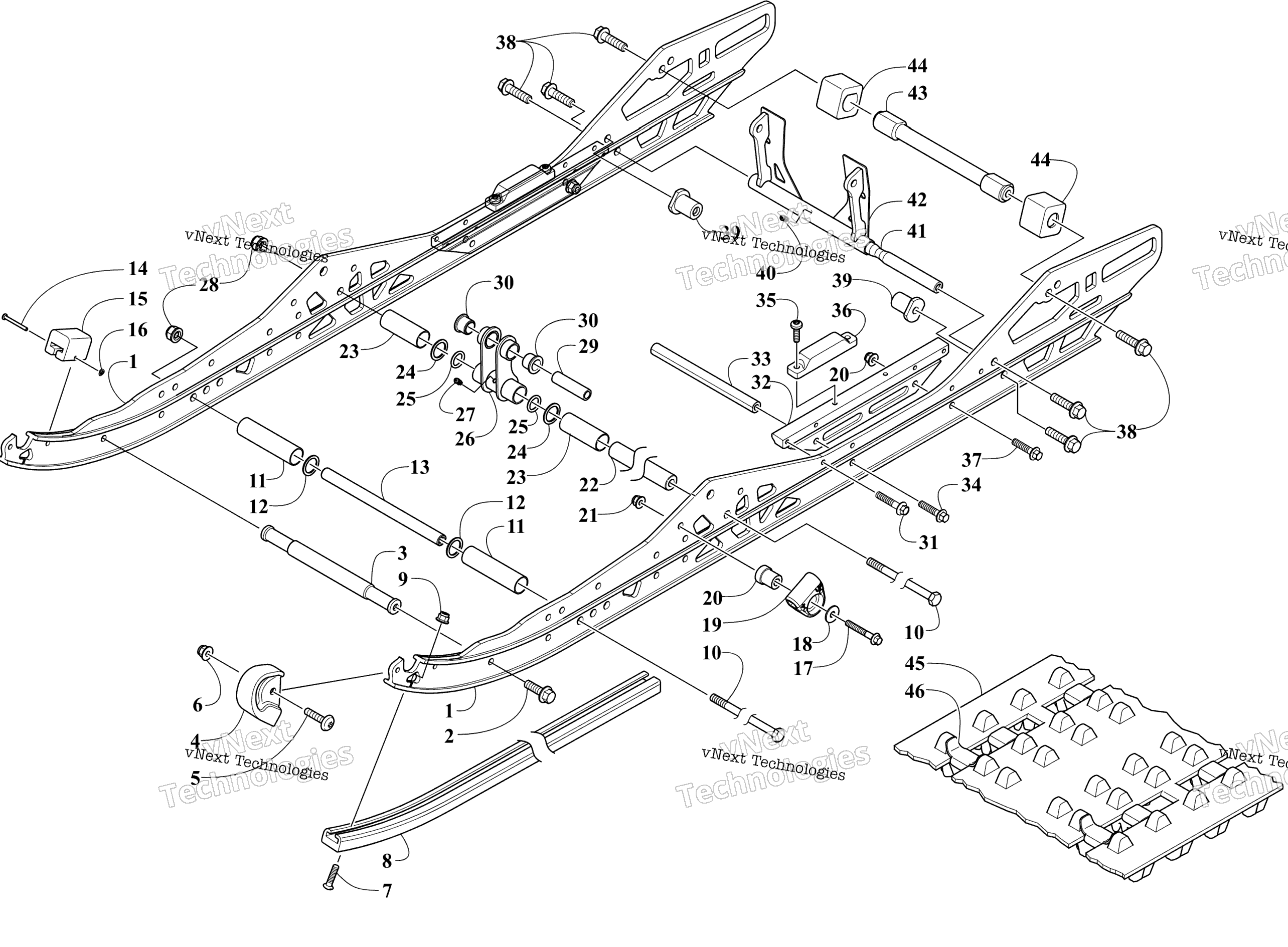 Slide Rail и Track узел