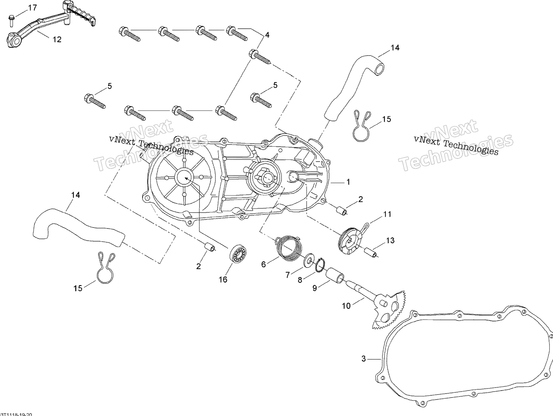 Cvt крышка и Kick Stater