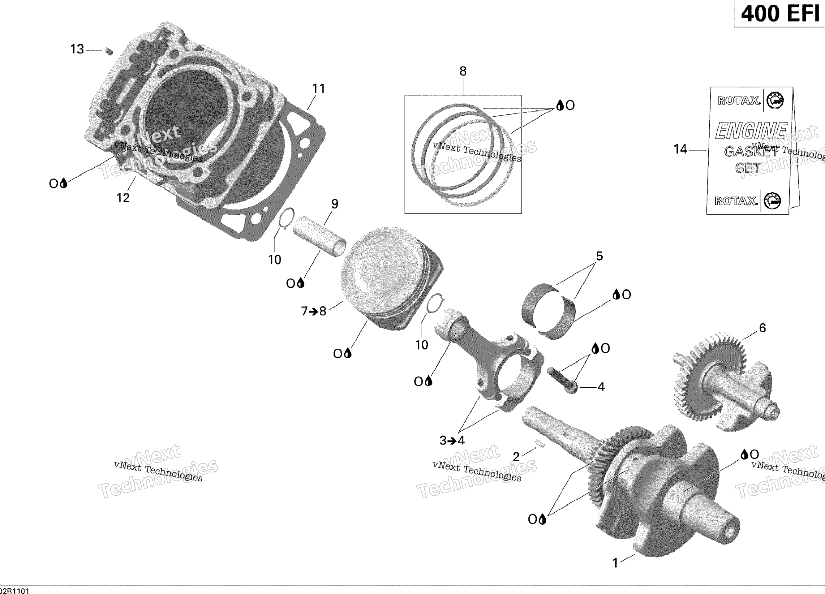 Коленчатый вал And Pistons