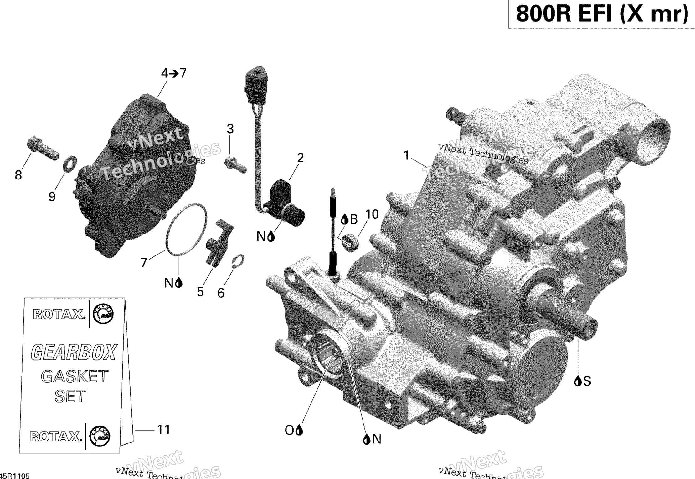 Передача Box Assy And 4X4 Actuator