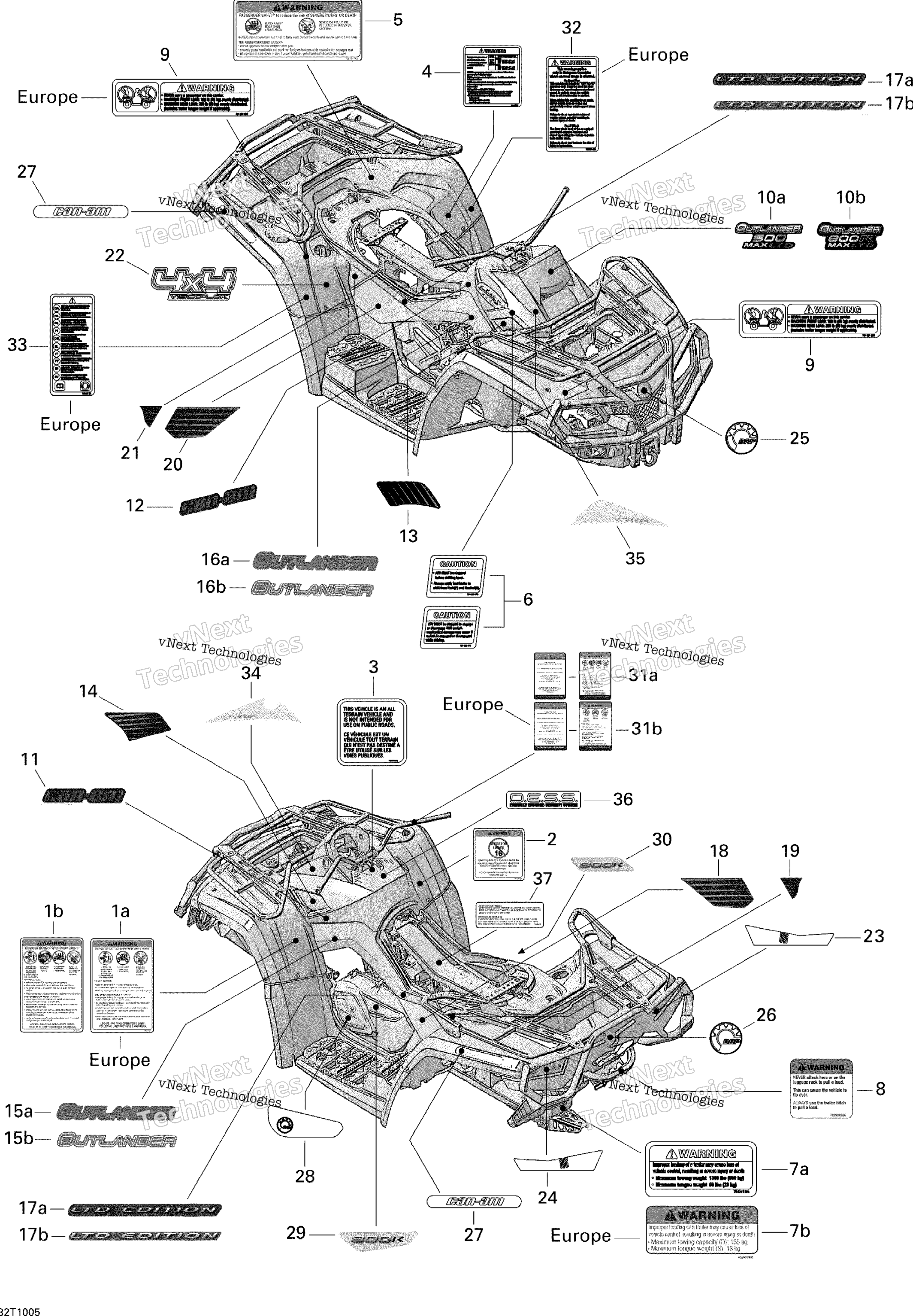 Наклейки 800R Efi