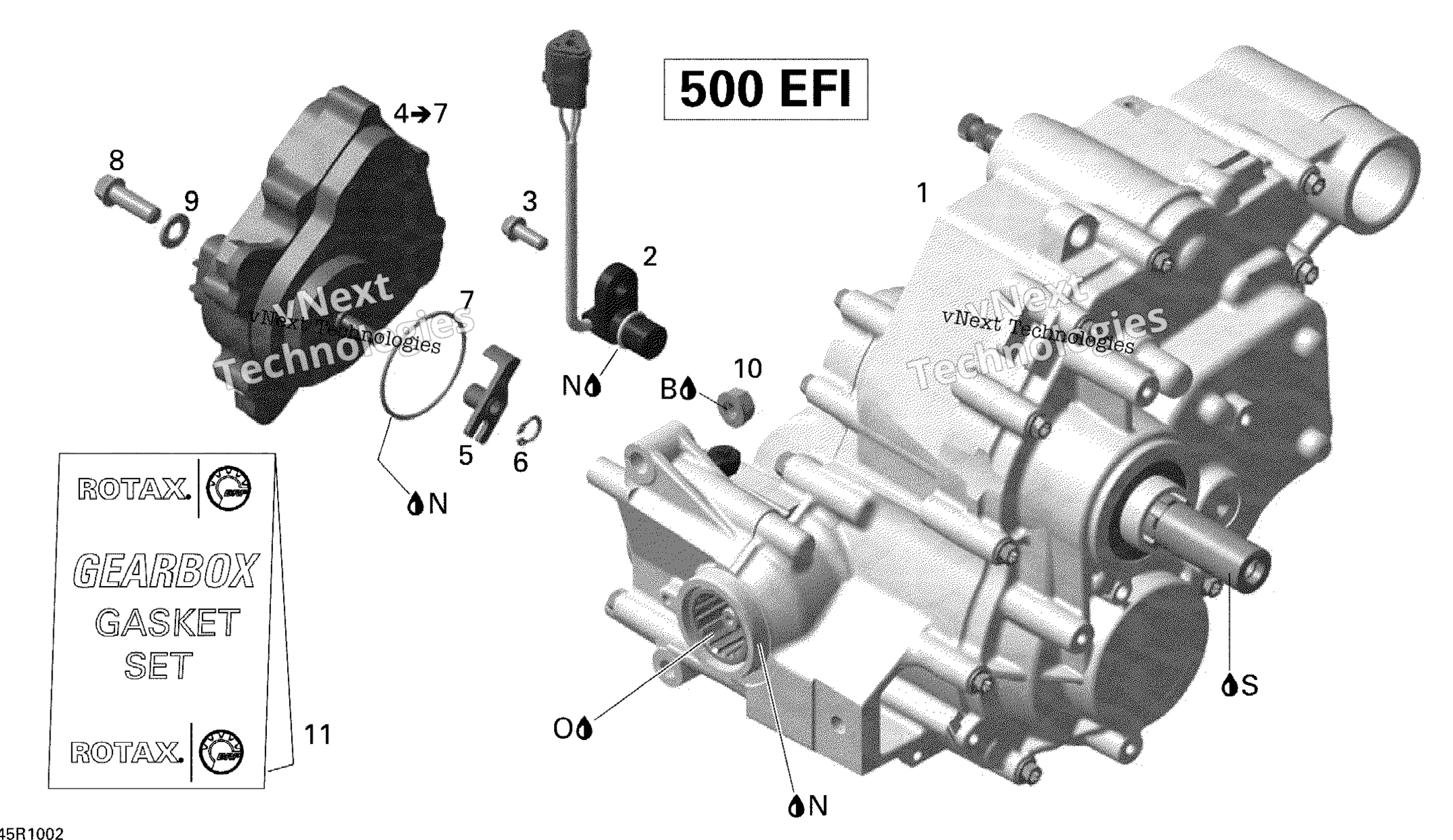 Передача Box Assy And 4X4 Actuator