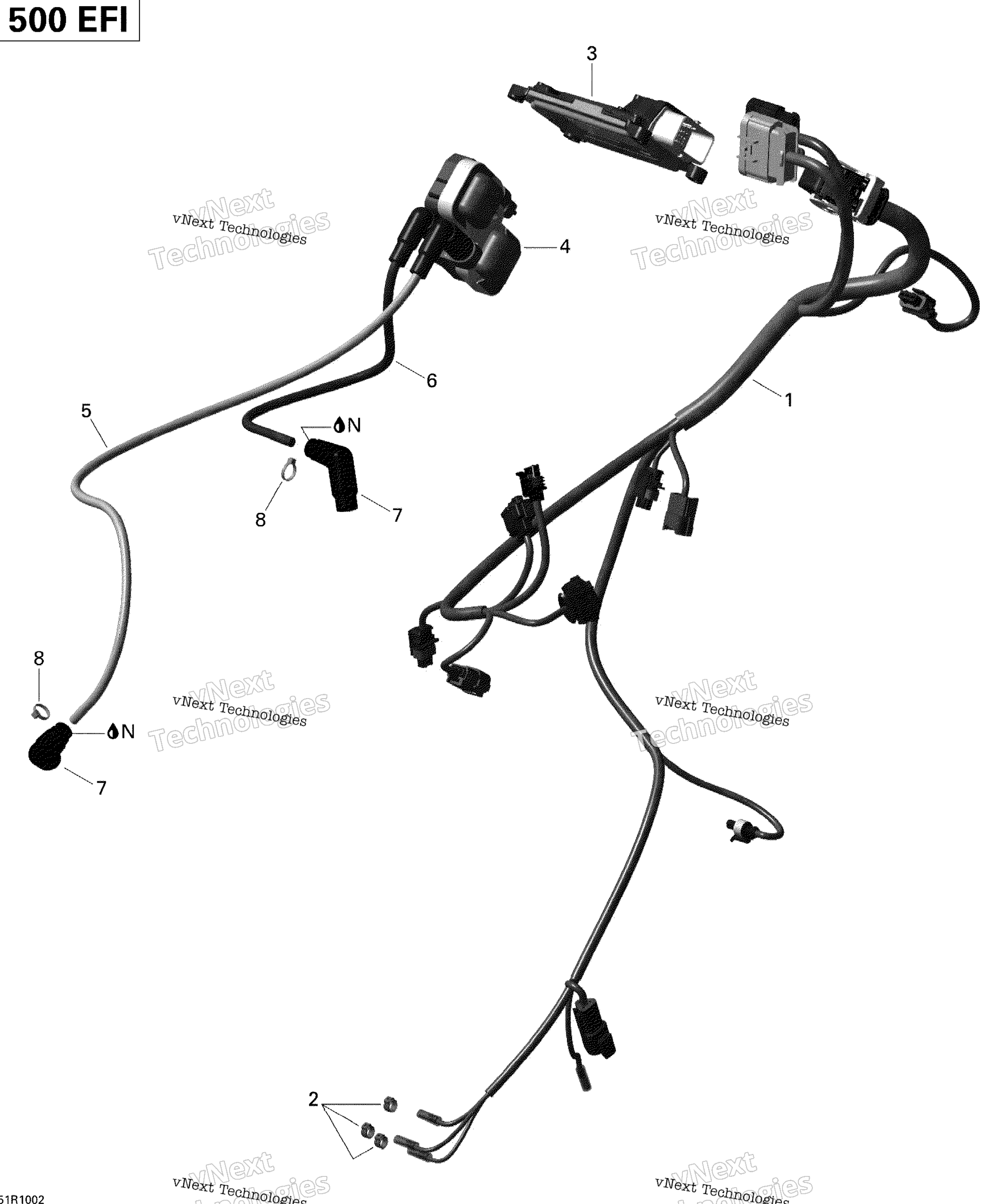 Двигатель Harness And Electronic Module
