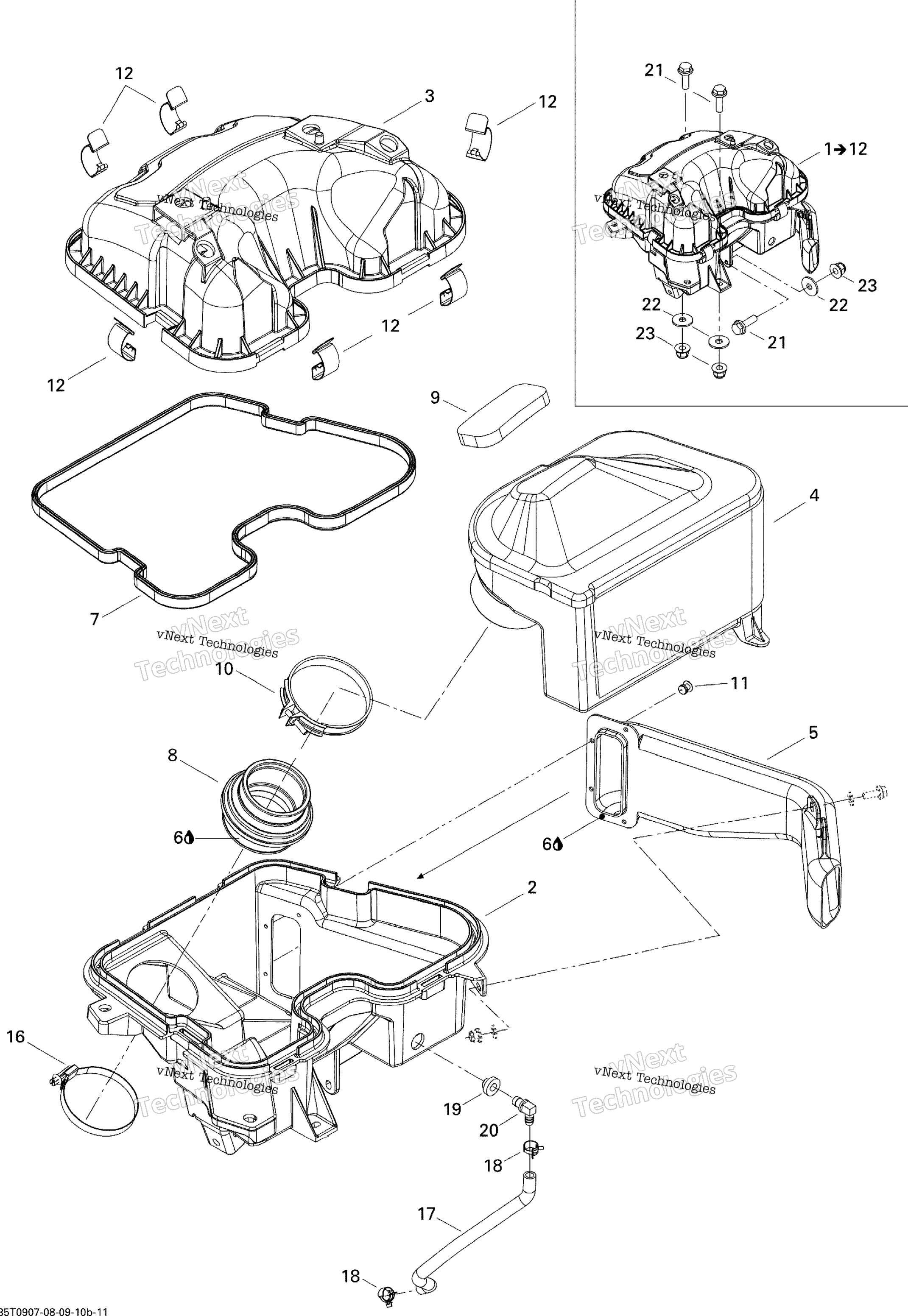 Воздушный впуск Silencer