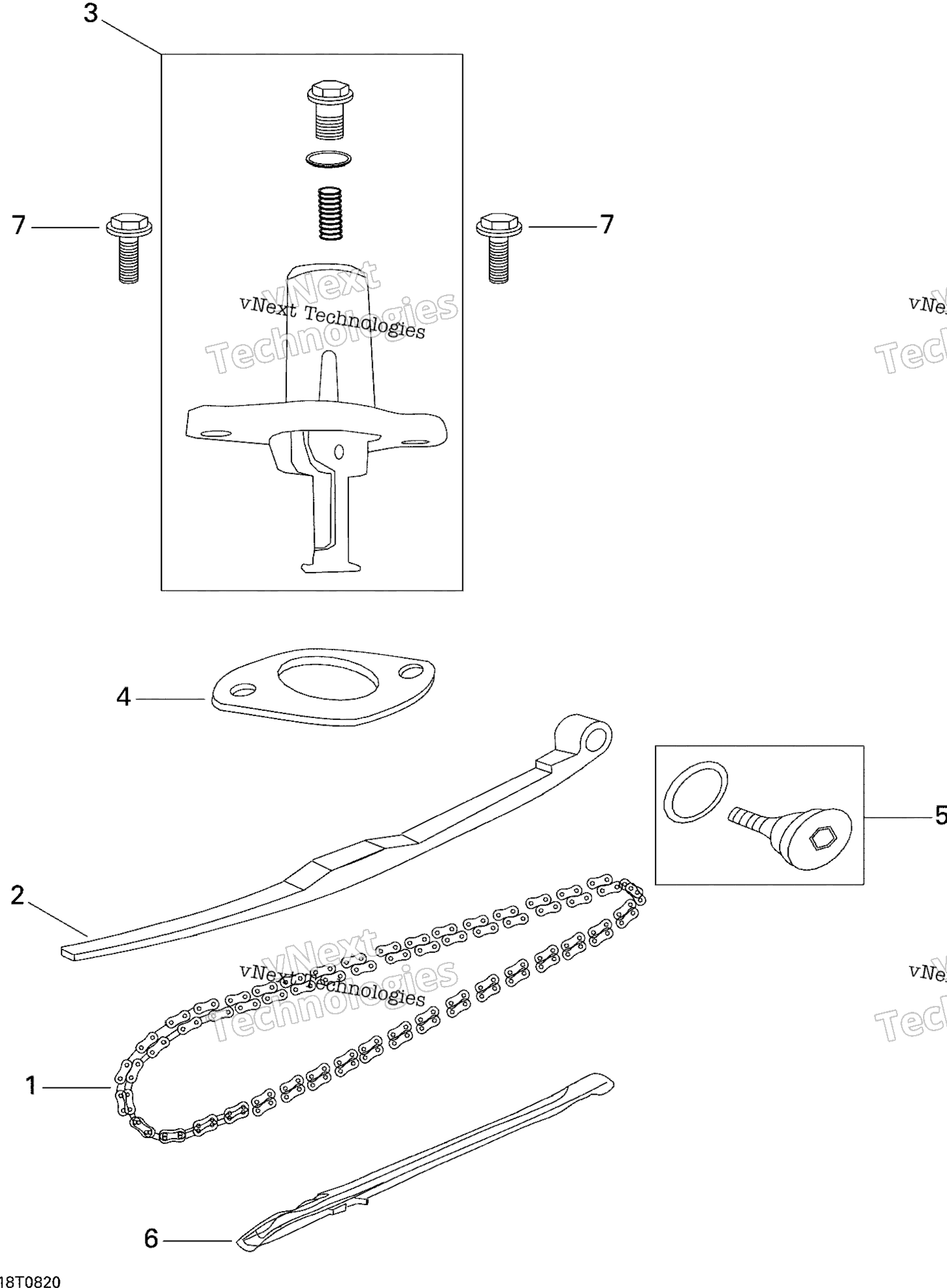 цепь Tensioner