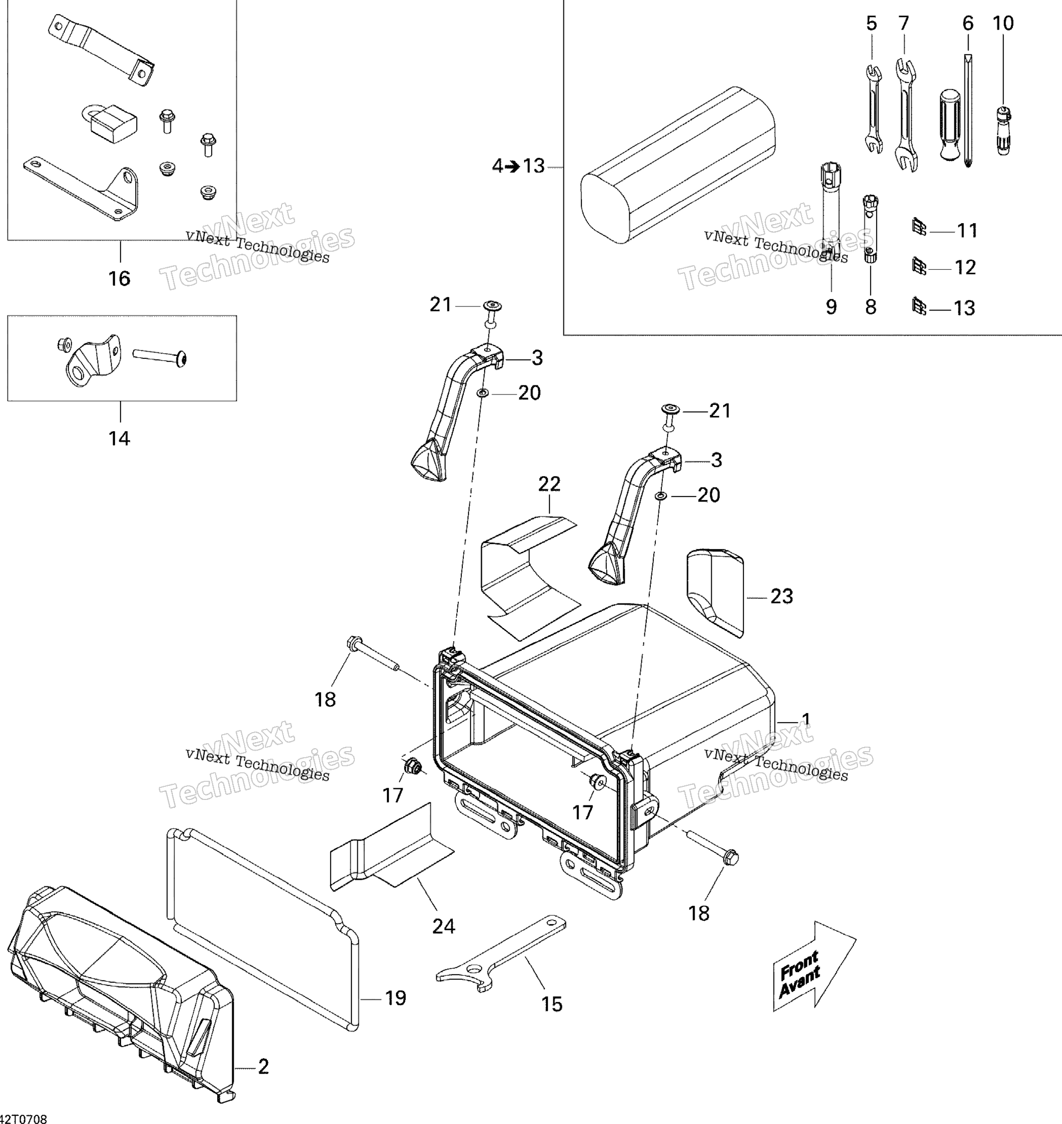 Задняя часть Cargo Box