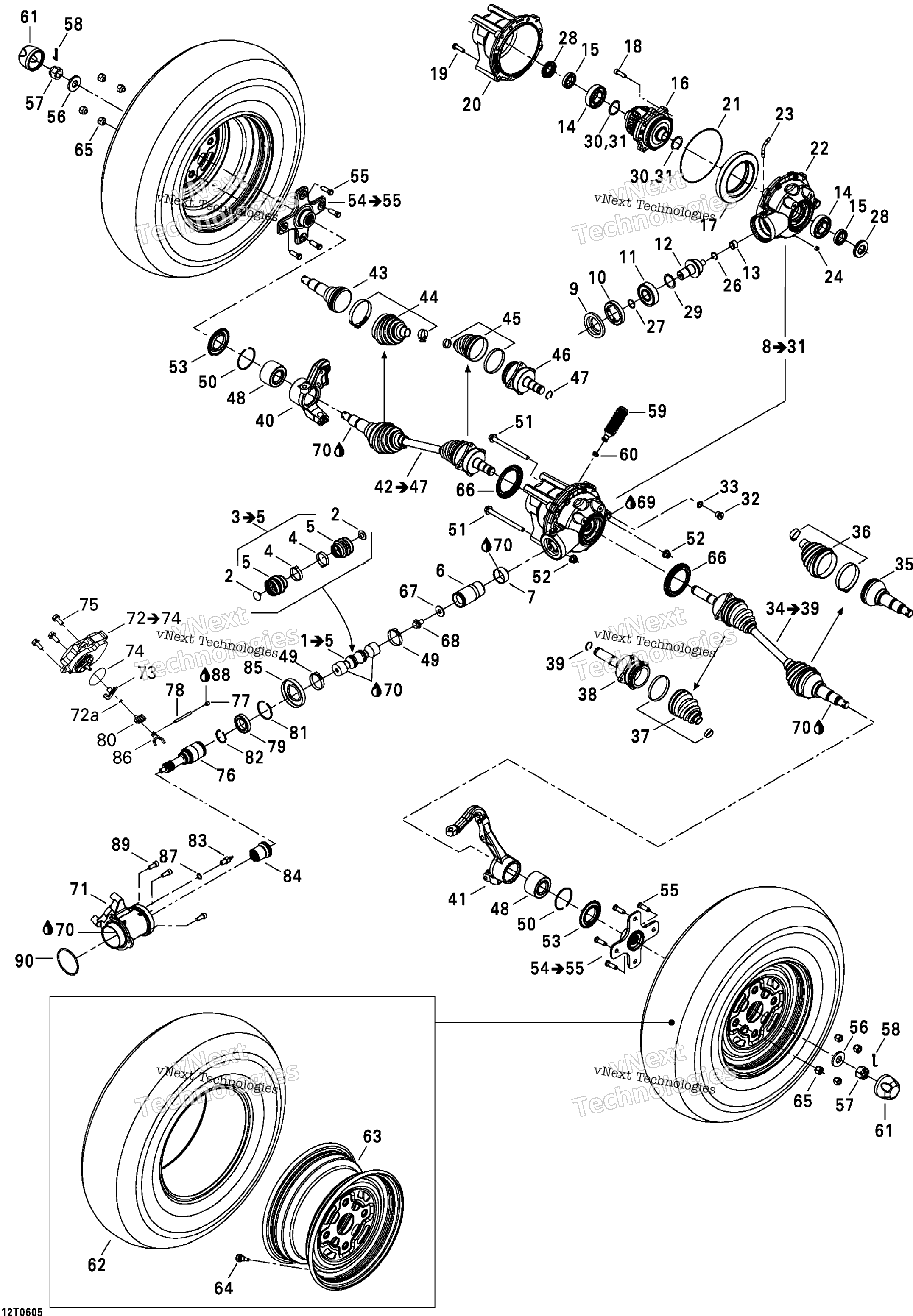 Привод System, Front Xt