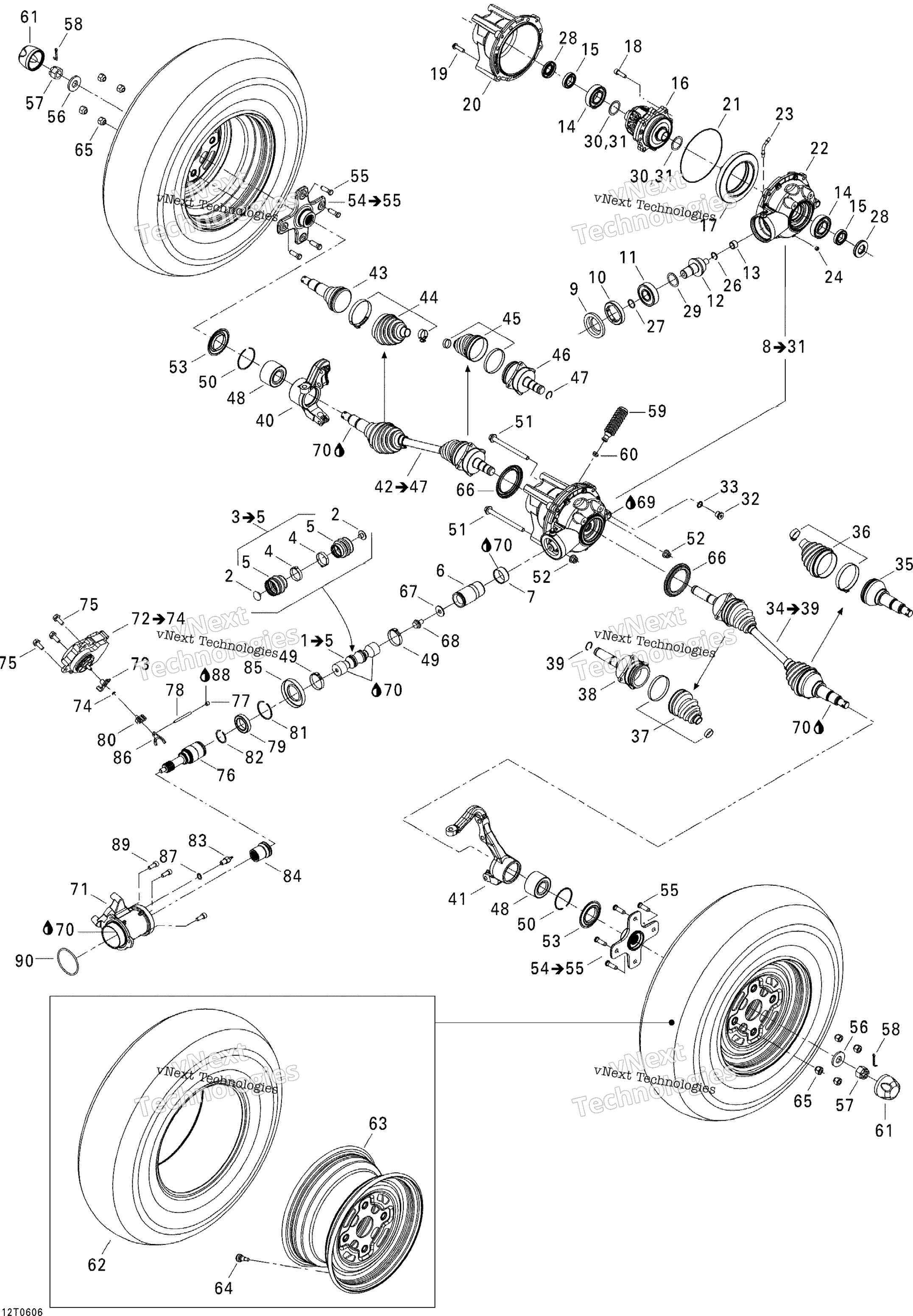 Привод System, Front, Xt