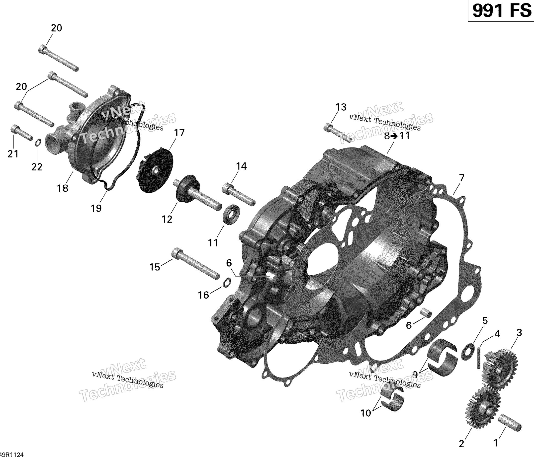 Сцепление Cover And Water Pump