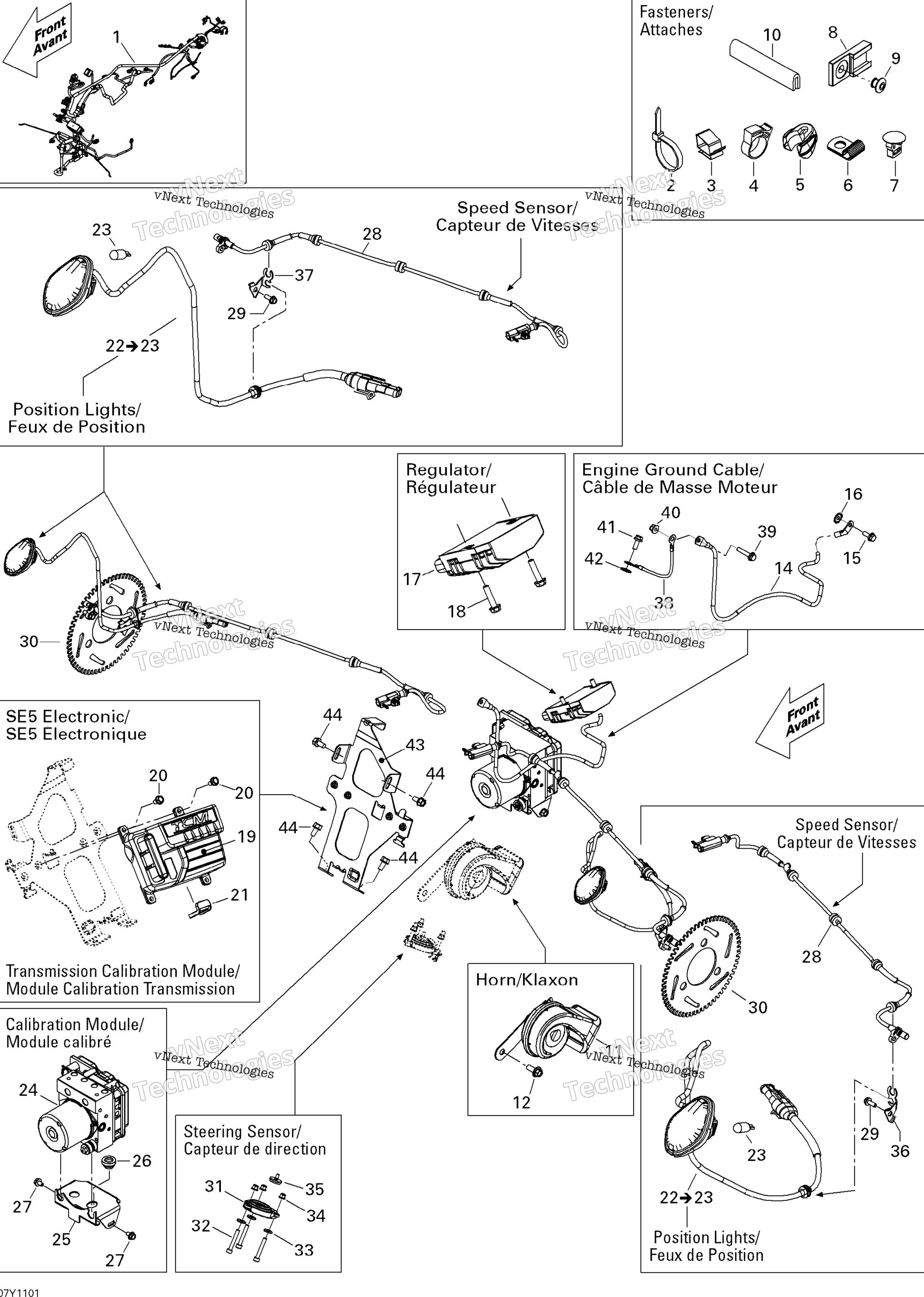 Электрооборудование Accessories, Front Sm5