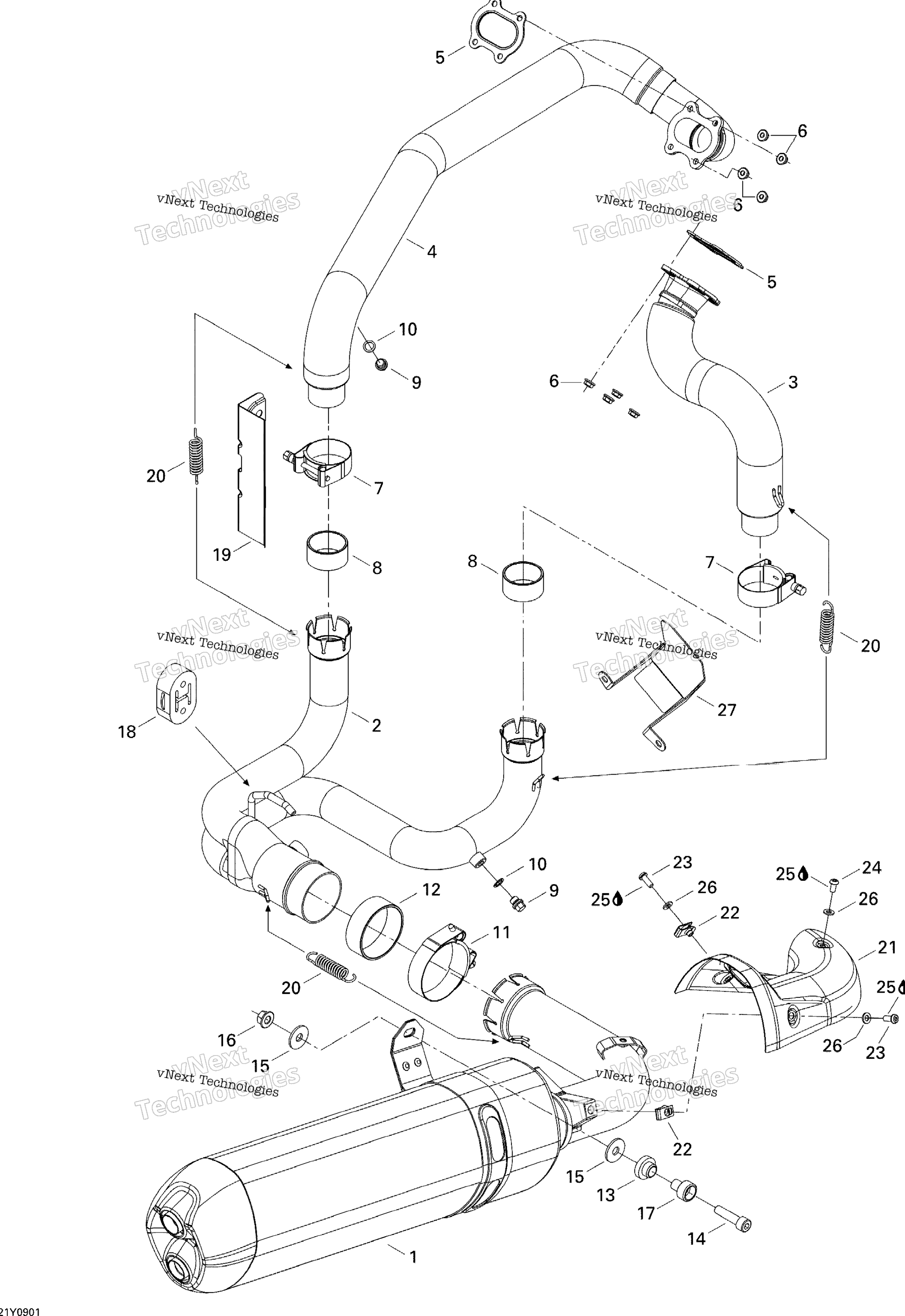 Выхлопная система System Sm5 Manual