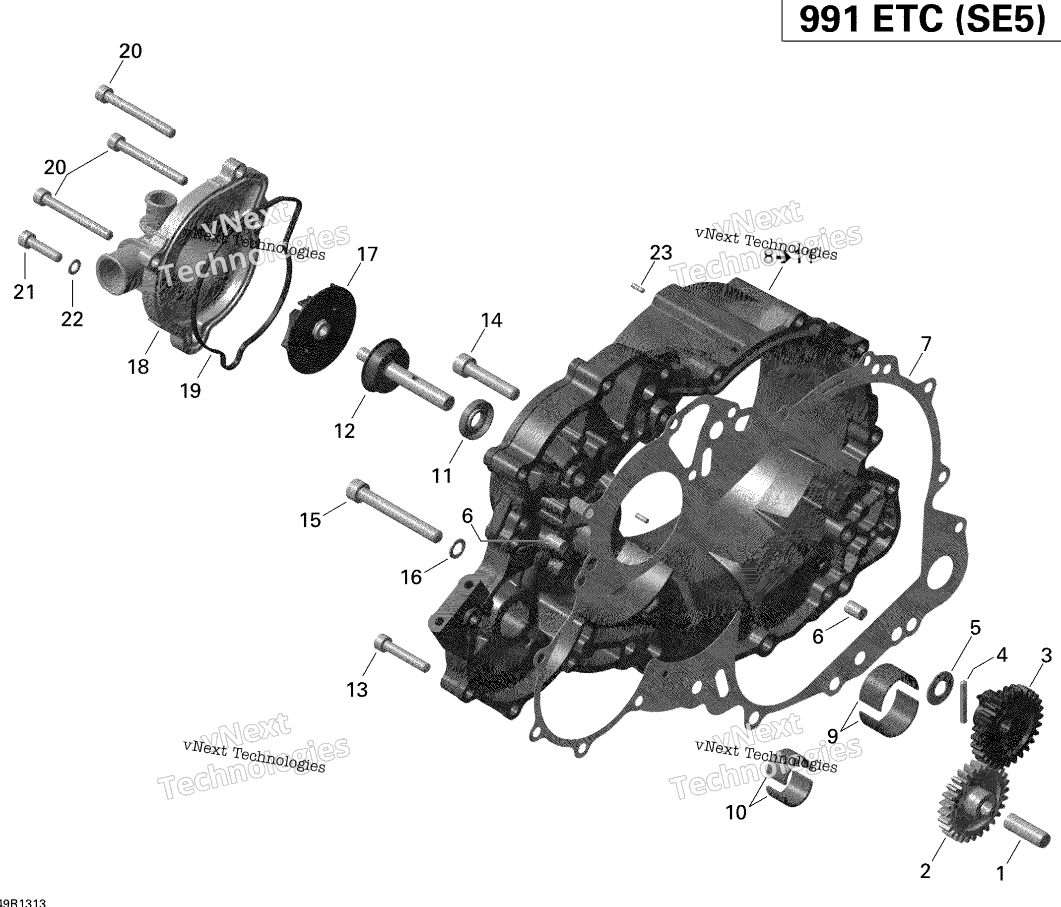 Сцепление Cover And Water Pump