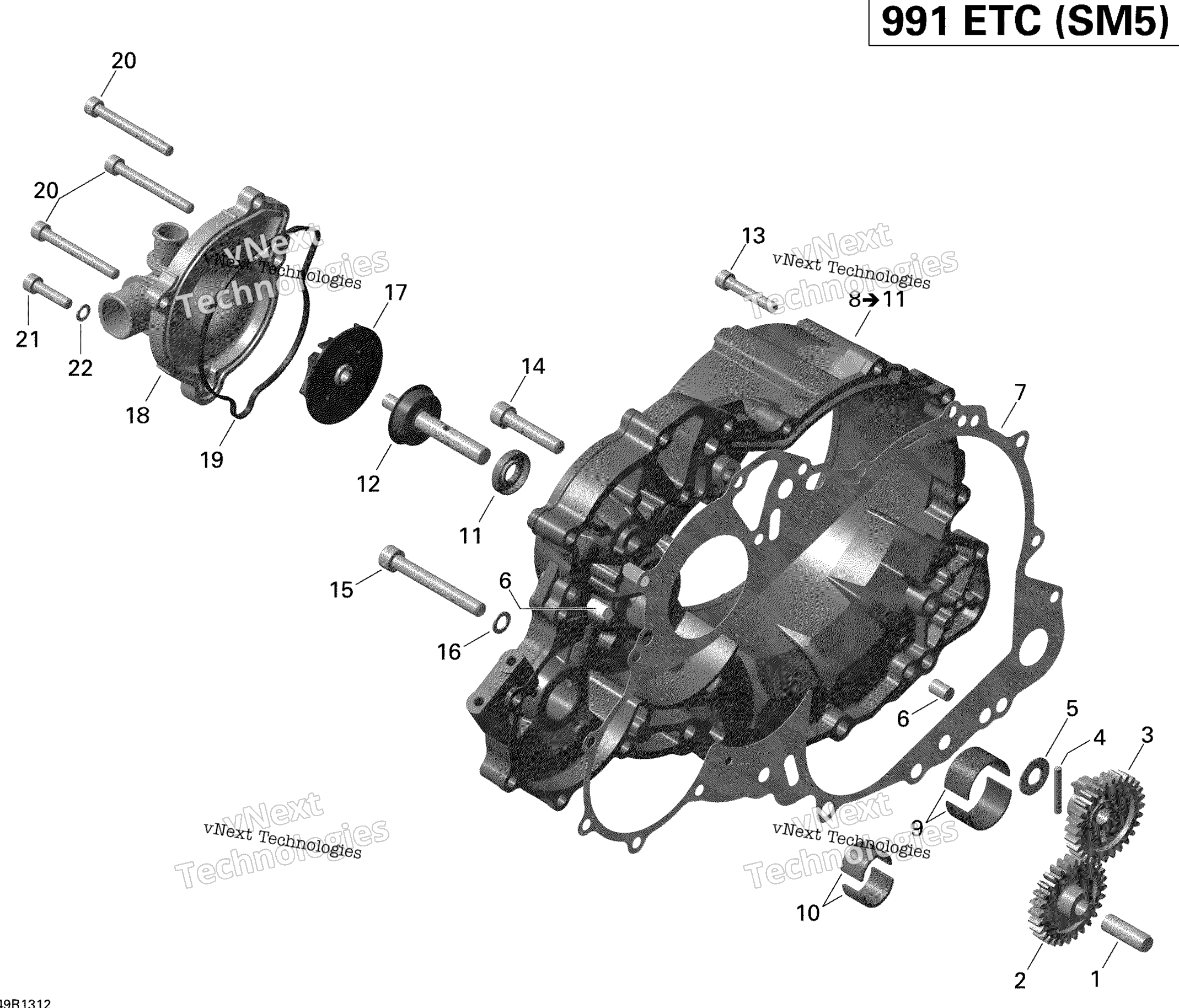 Сцепление Cover And Water Pump