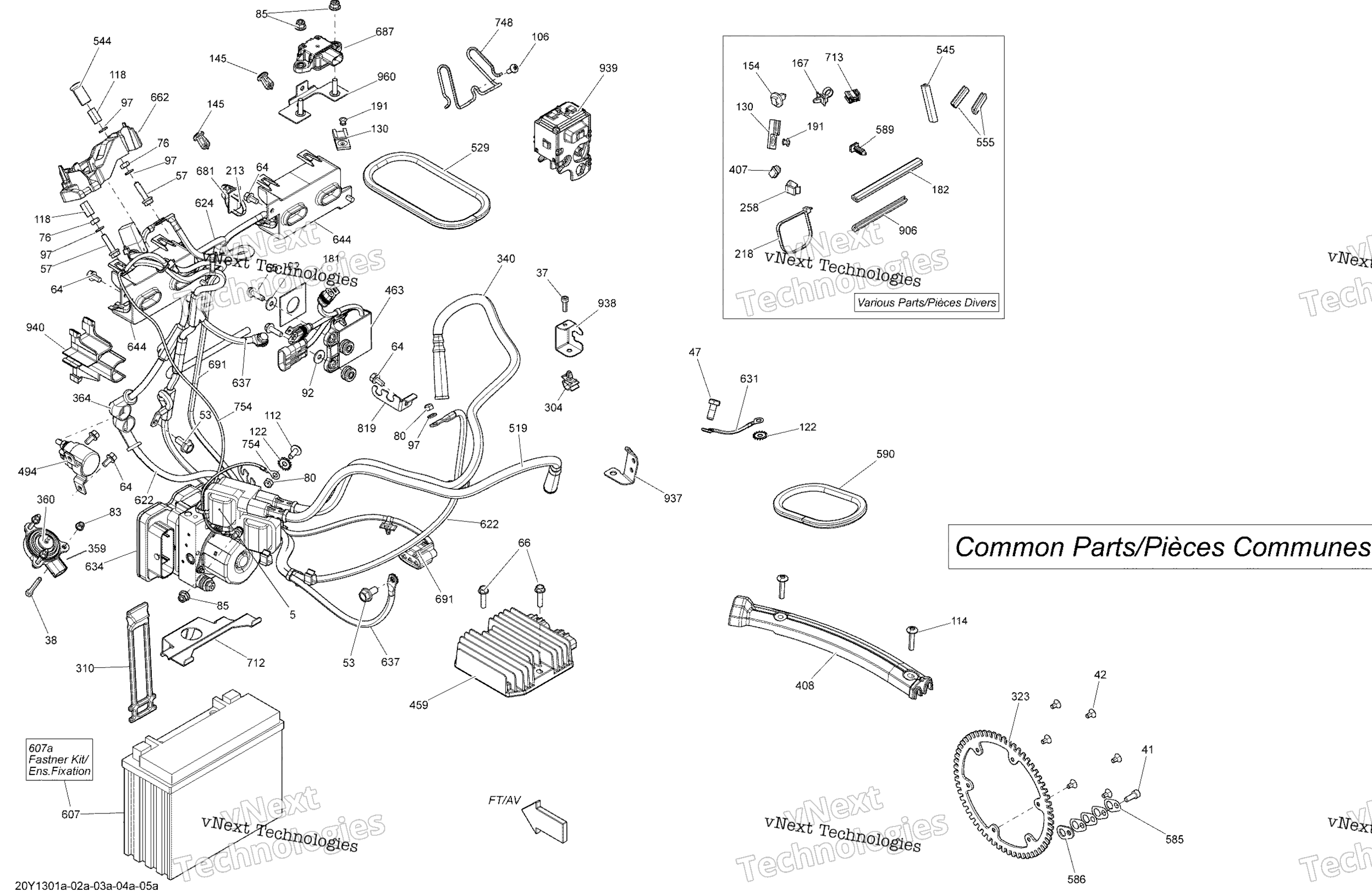 Электрооборудование System Common Parts