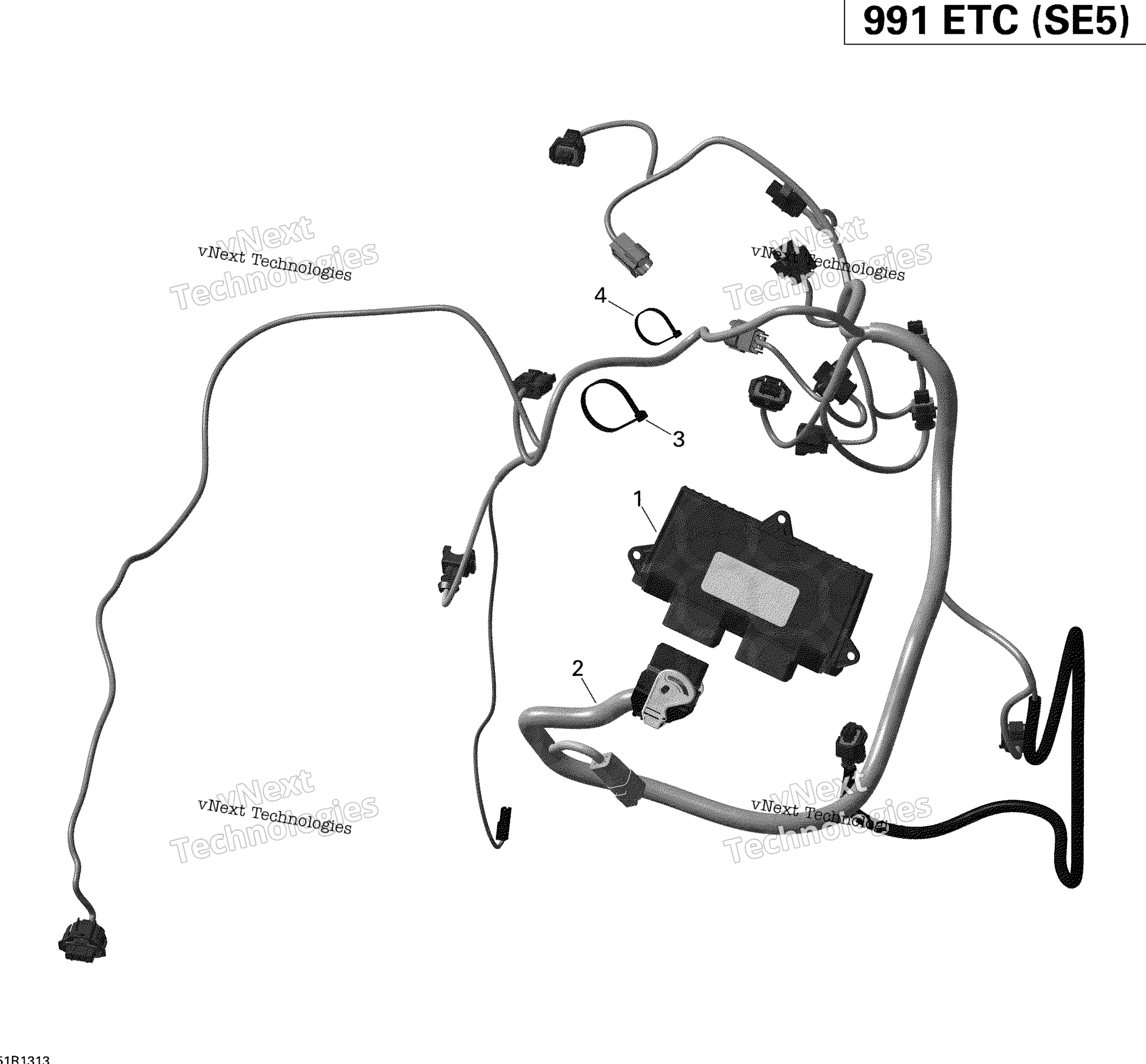 Двигатель Harness And Electronic Module