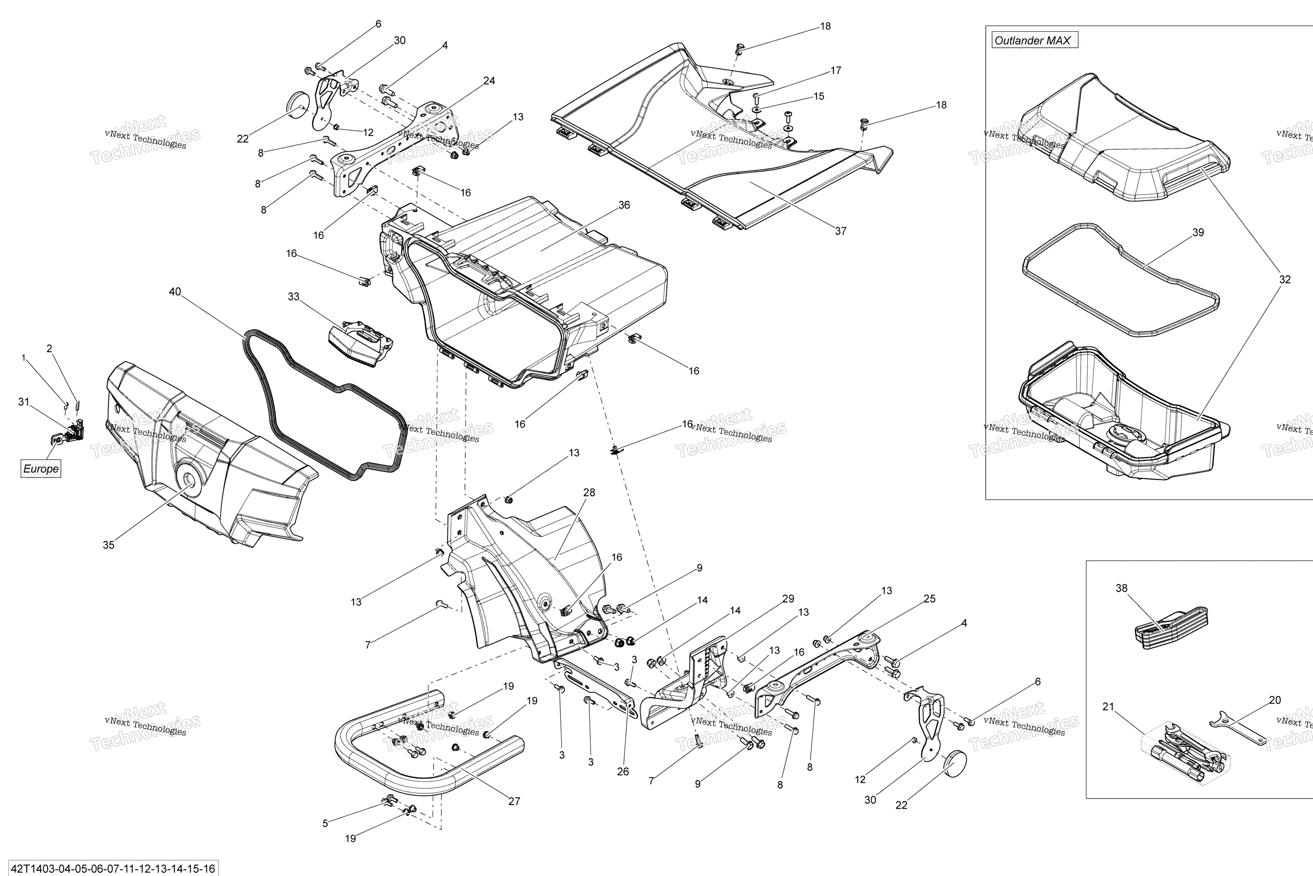 Задняя часть Cargo Box