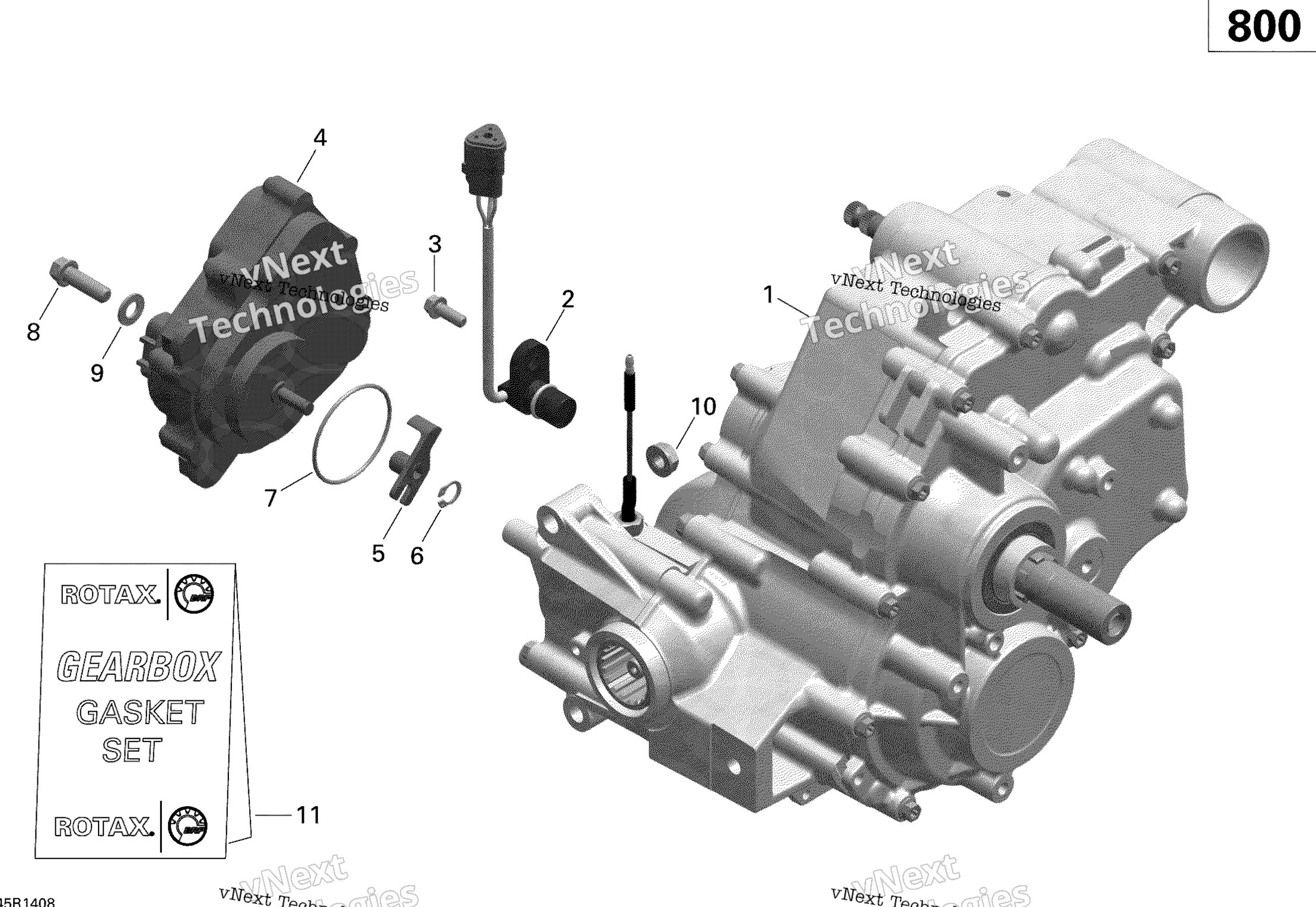 Передача Box Assy And 4X4 Actuator