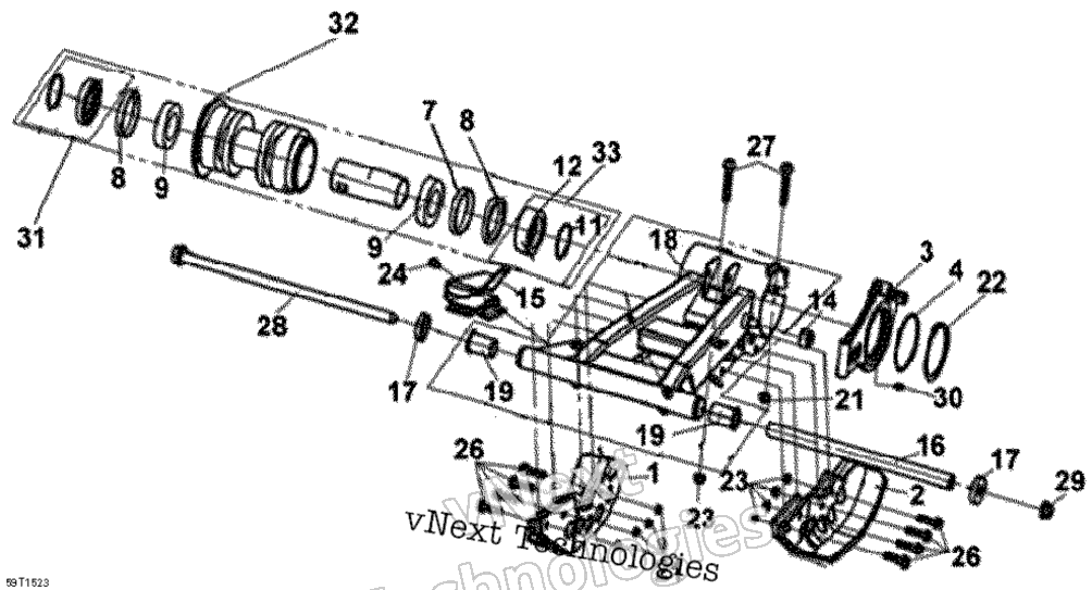 Задняя часть Swing Arm Na
