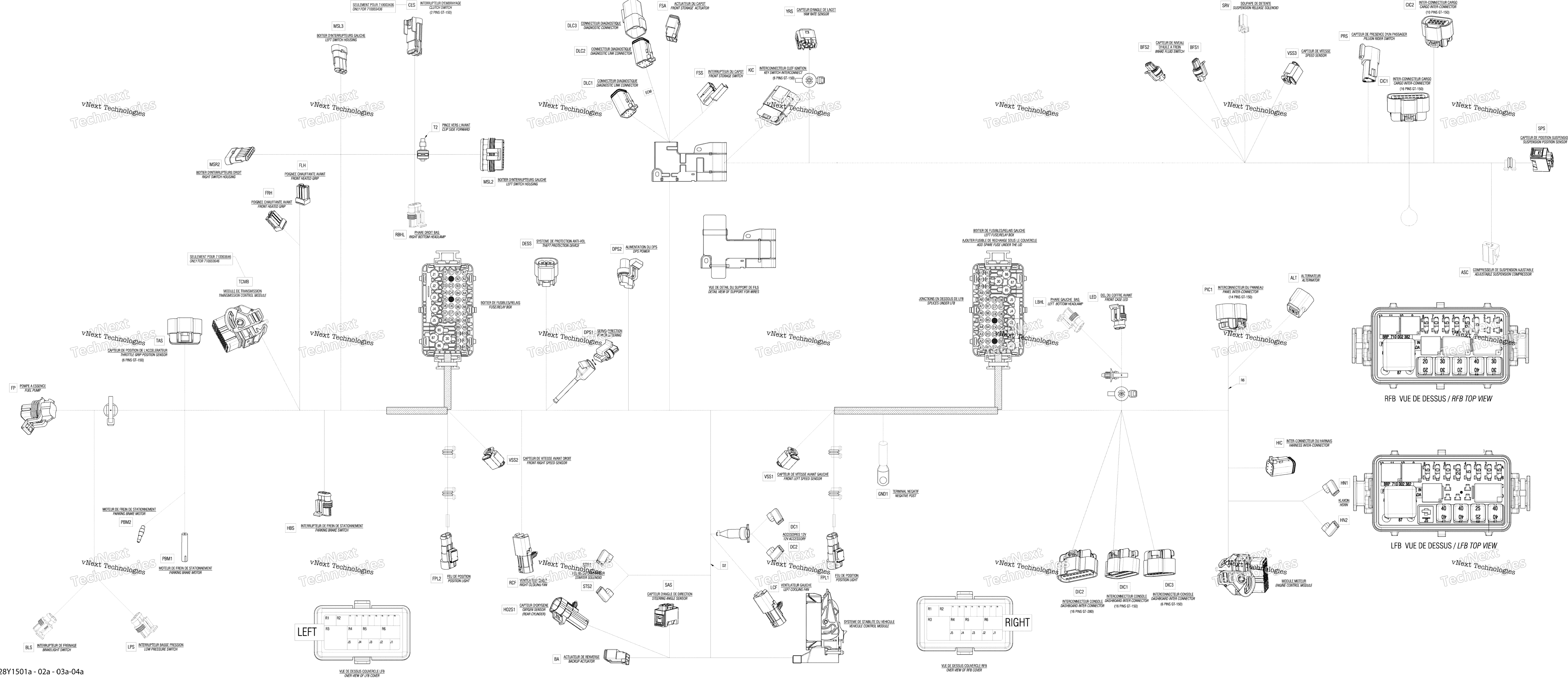 Электрооборудование Harness Frame Sm6
