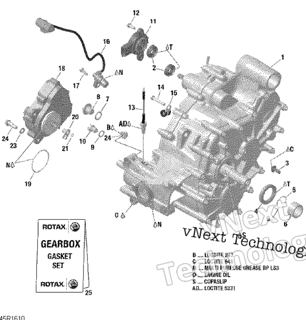 Передача Box Assy - Gbps - 6X6