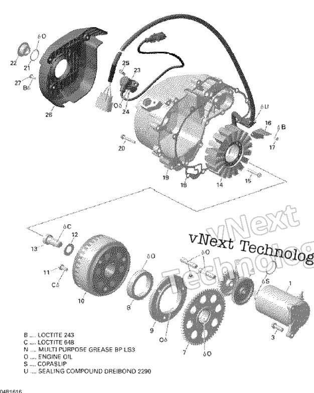 Магнето And Electric Starter - 650 Efi