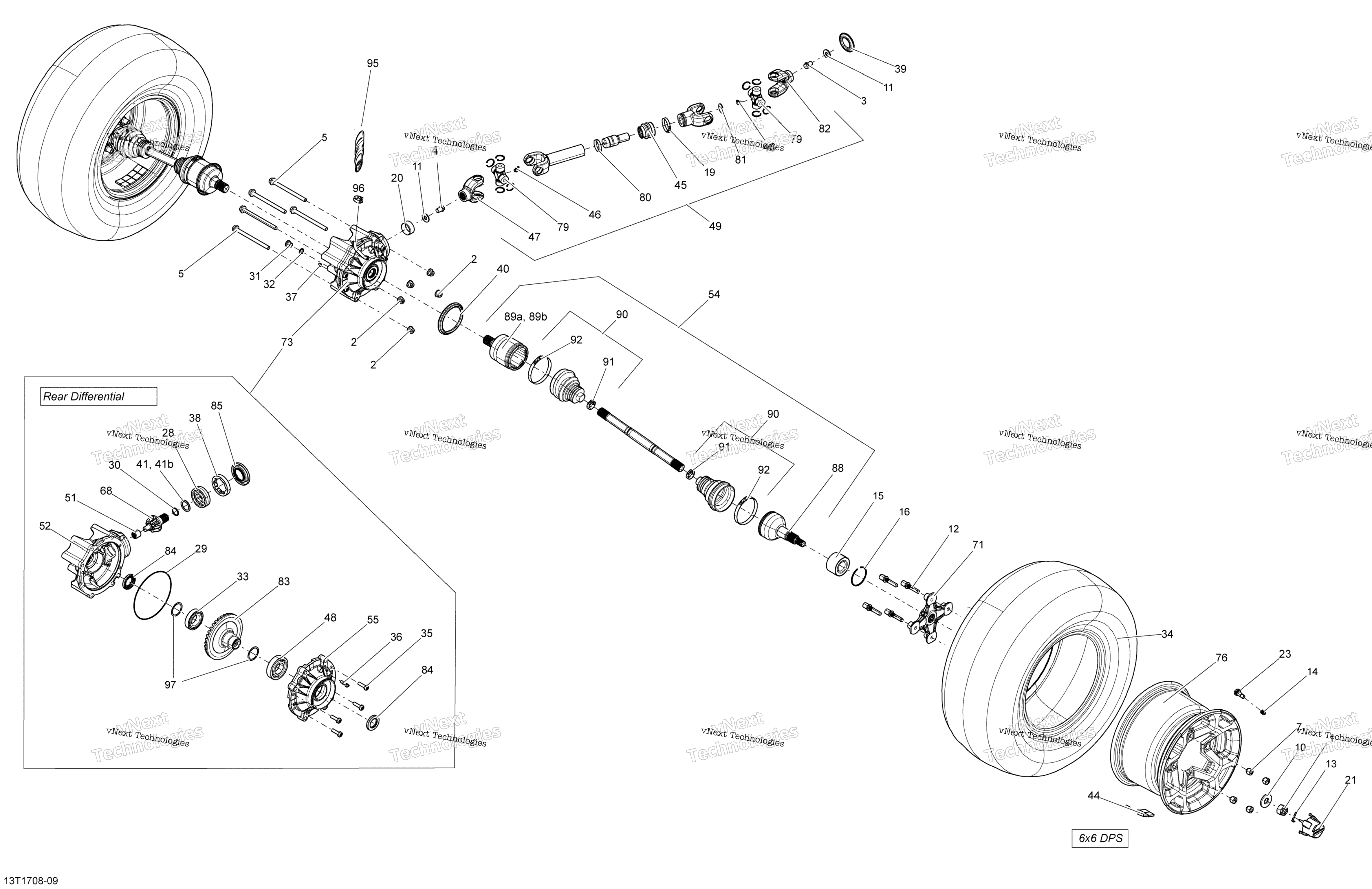 Привод System, Rear