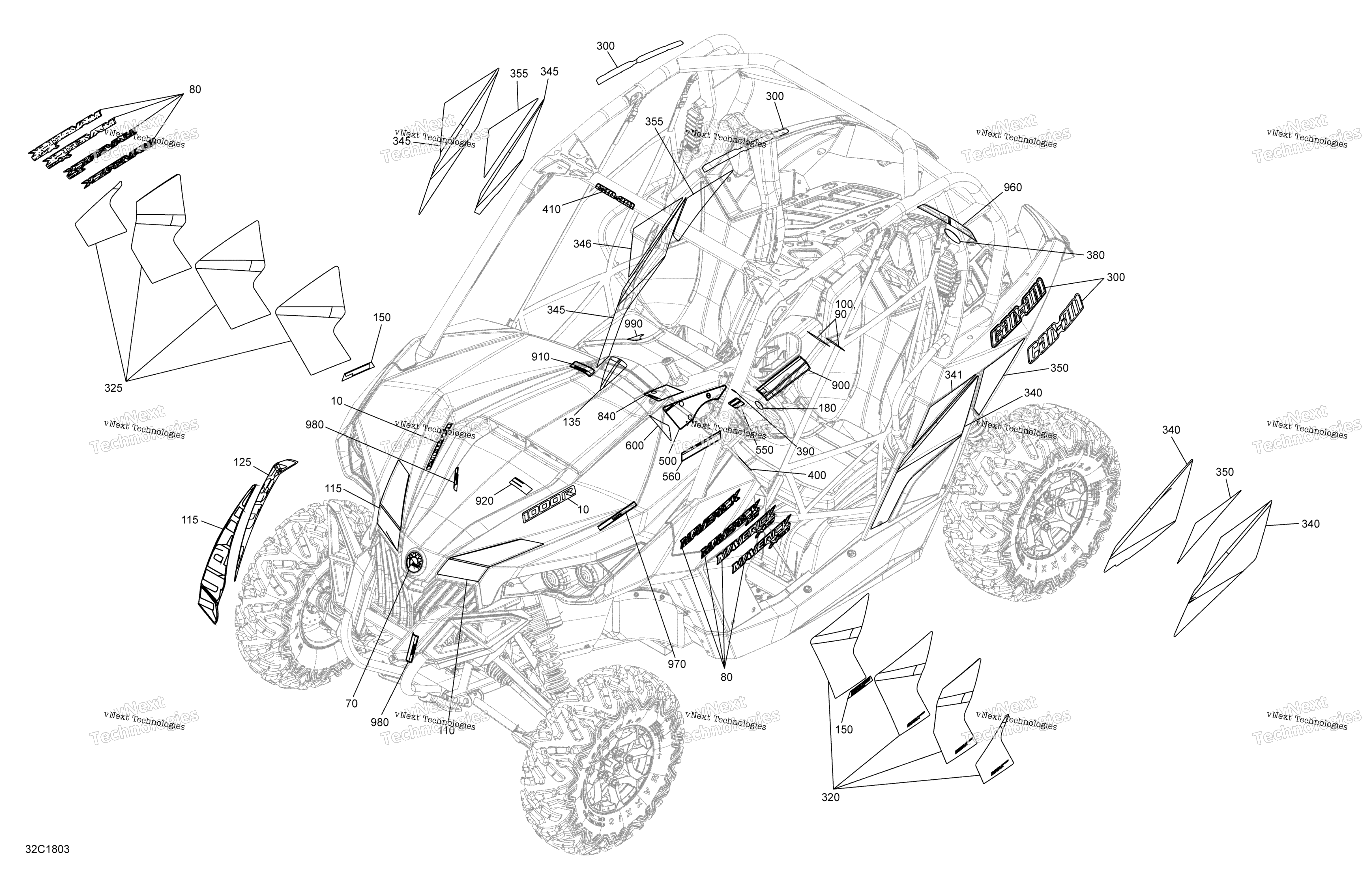 Наклейки Maverick Non Max - Package Xc
