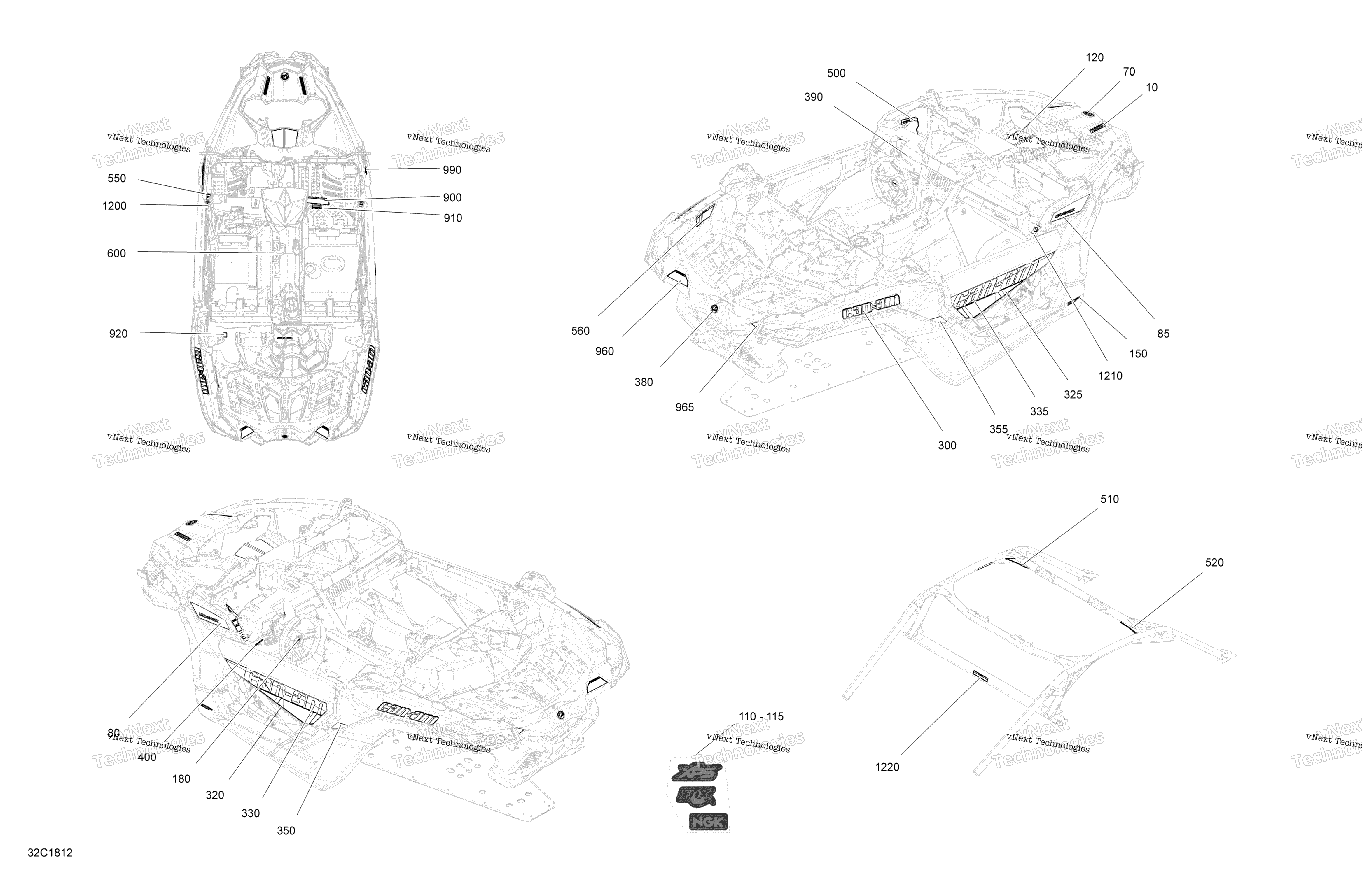 Наклейки - Package Xds Dps
