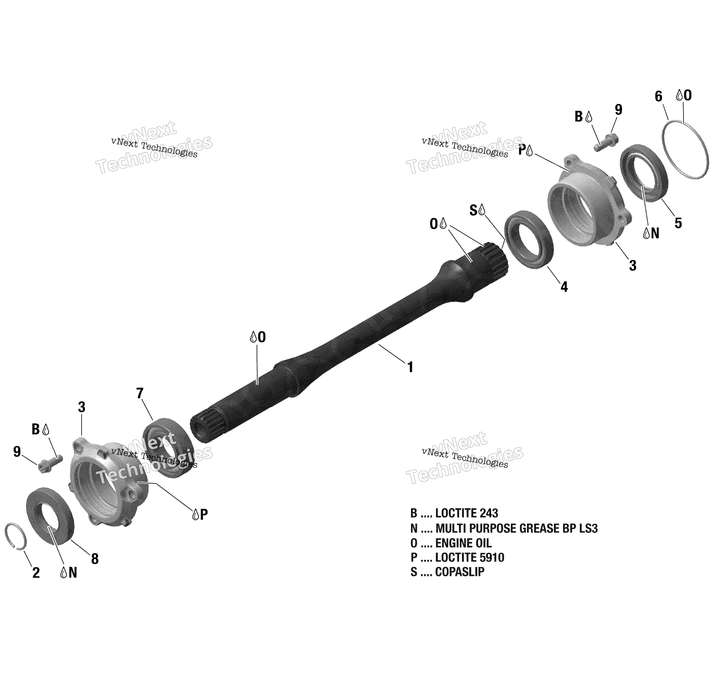 Привод Shaft New T3