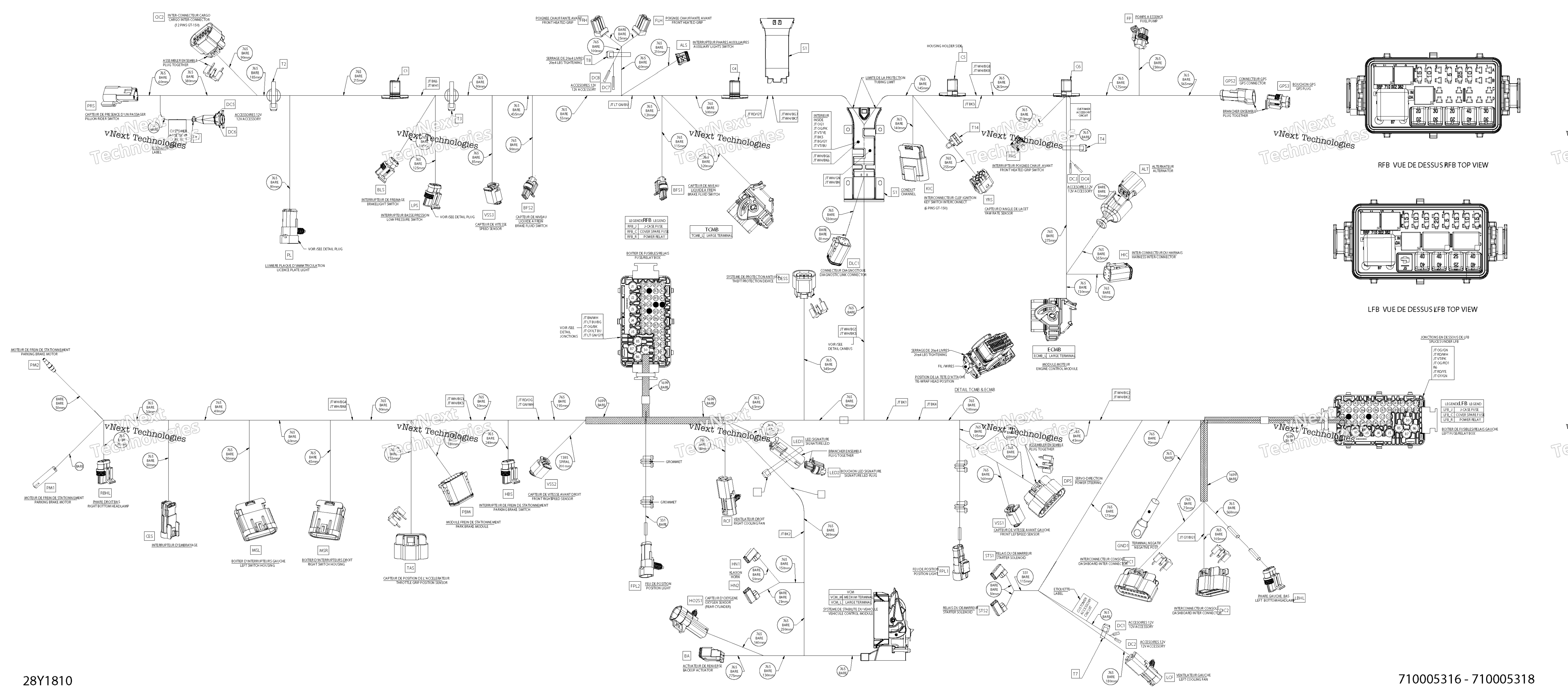 Main жгут 710005318 S & Std, Manual