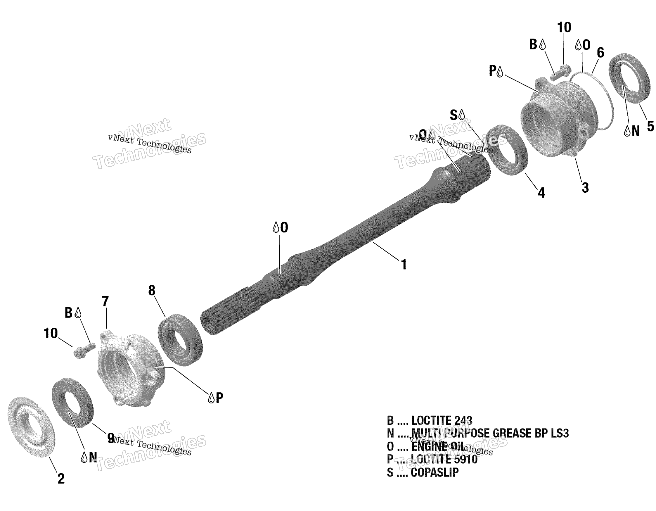 Привод Shaft - 1010R