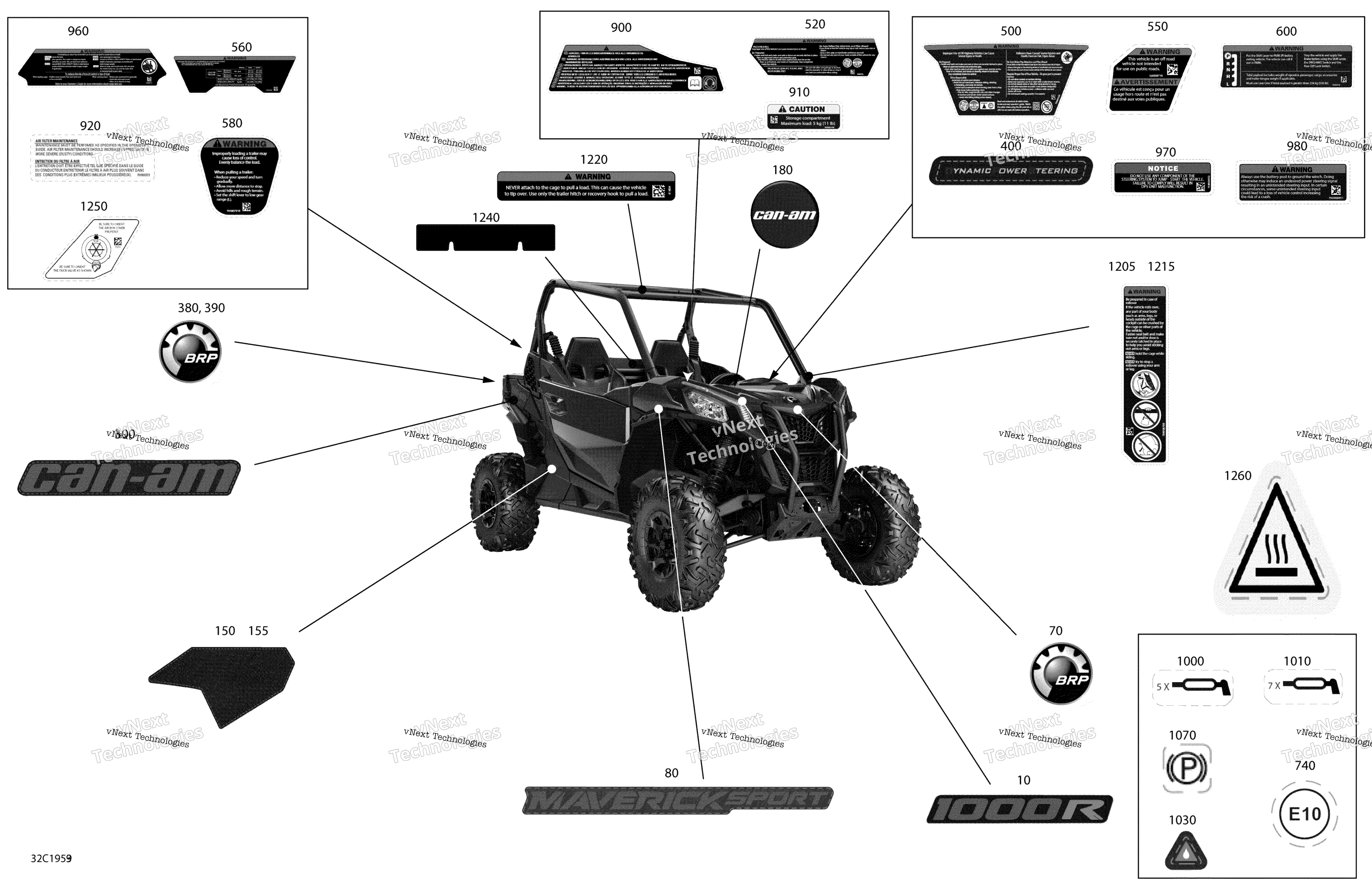 Наклейки - 1000R - Package Dps