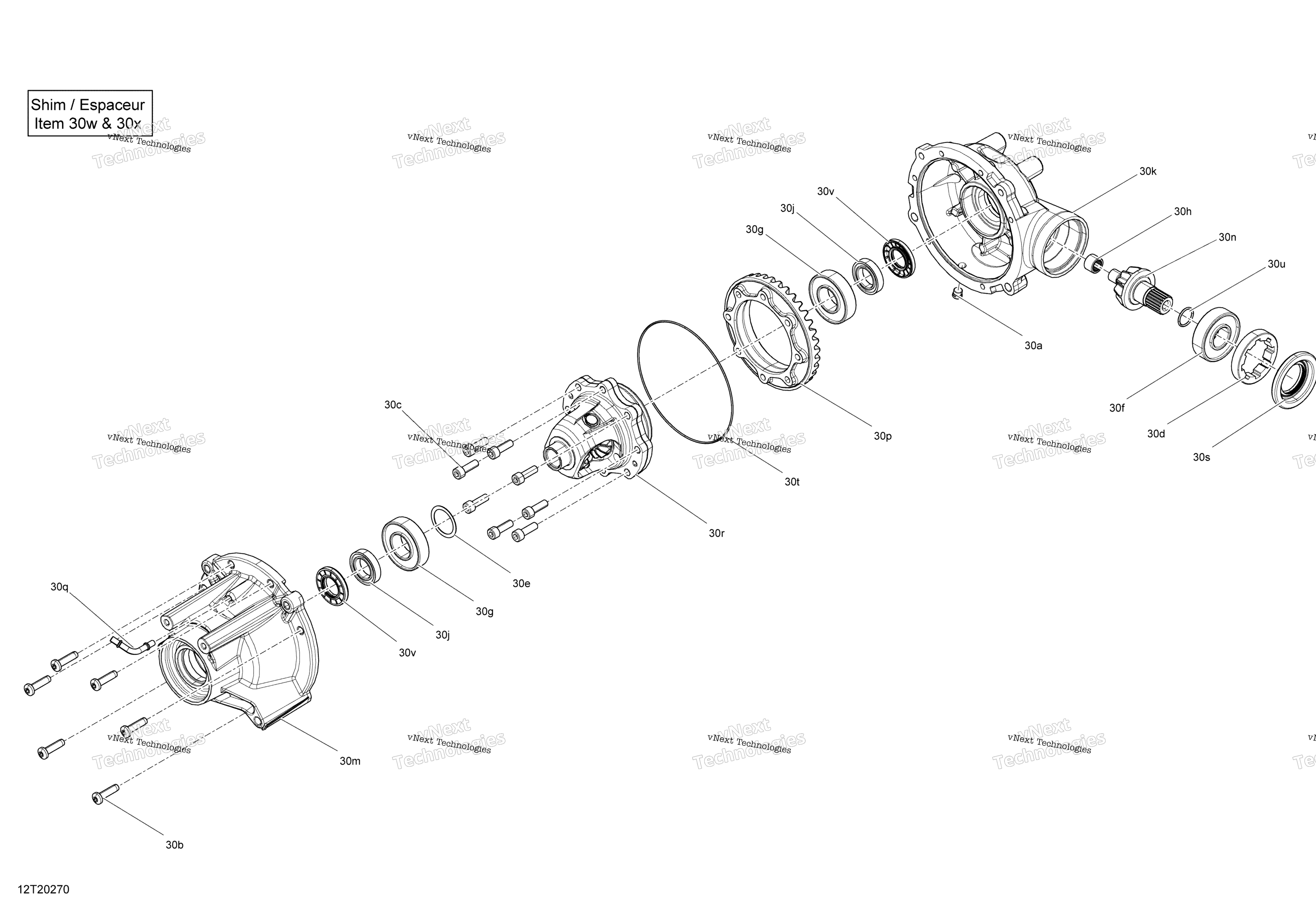 Передняя часть Drive - Differential Parts