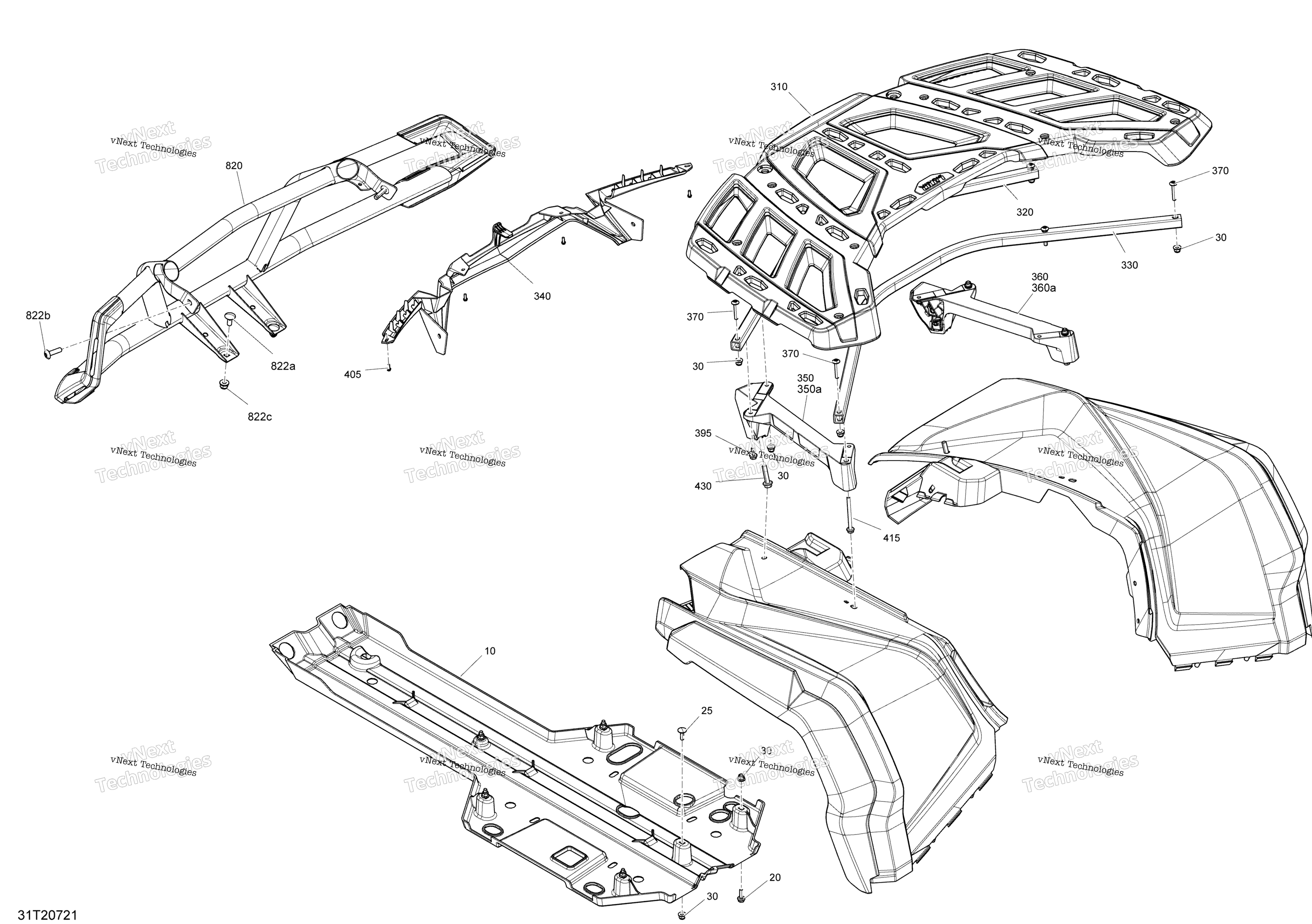 кузов Bumper и Skid Plate Pro+ Black